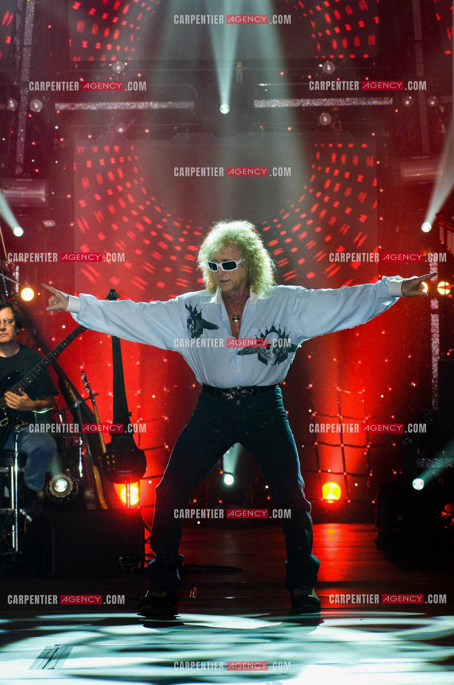 Le chanteur Michel Polnareff lors de ses répétitions au Zénith de Limoges avant d'entamer sa tournée sur toute la France en passant par le POPB de Paris Bercy.         ( Exclusif )