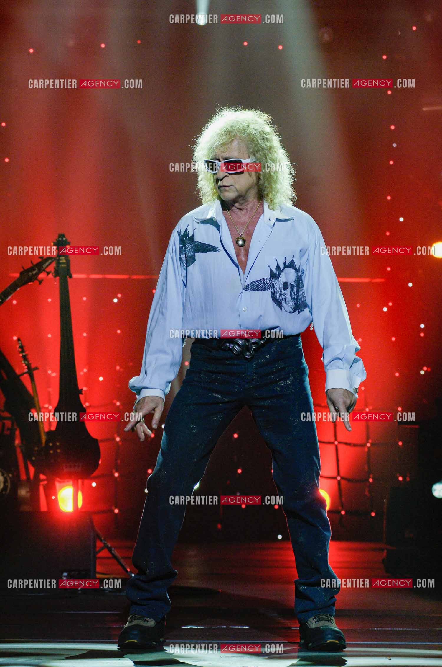 Le chanteur Michel Polnareff lors de ses répétitions au Zénith de Limoges avant d'entamer sa tournée sur toute la France en passant par le POPB de Paris Bercy.         ( Exclusif )