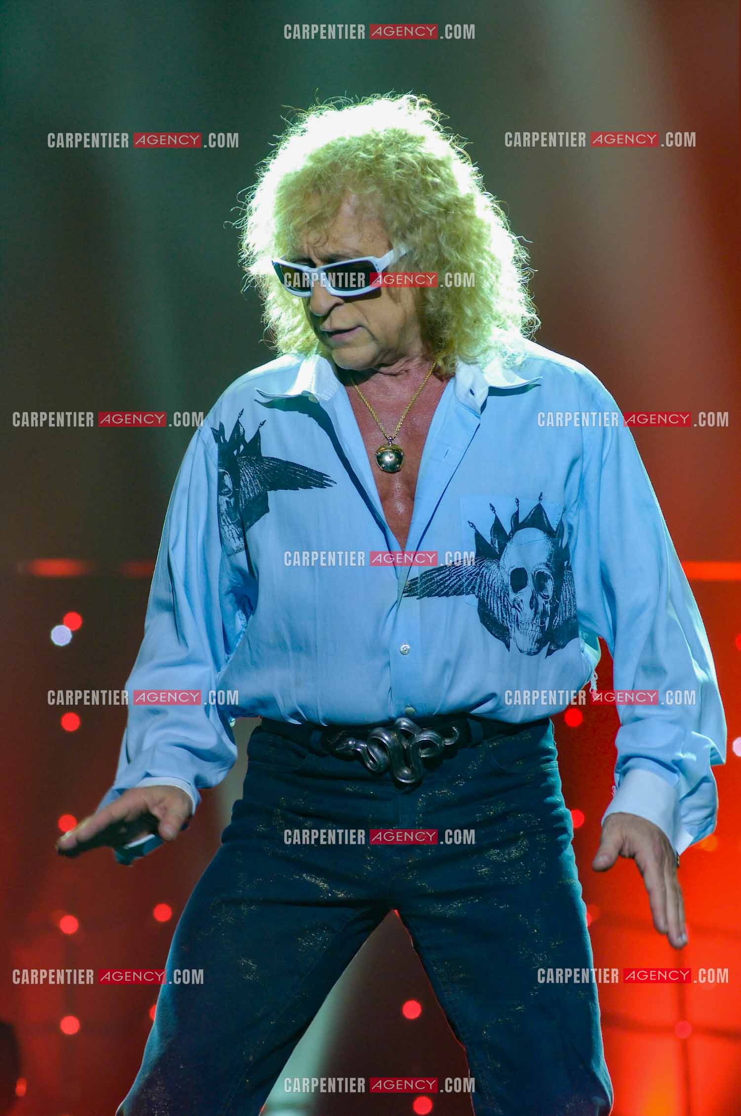 Le chanteur Michel Polnareff lors de ses répétitions au Zénith de Limoges avant d'entamer sa tournée sur toute la France en passant par le POPB de Paris Bercy.         ( Exclusif )