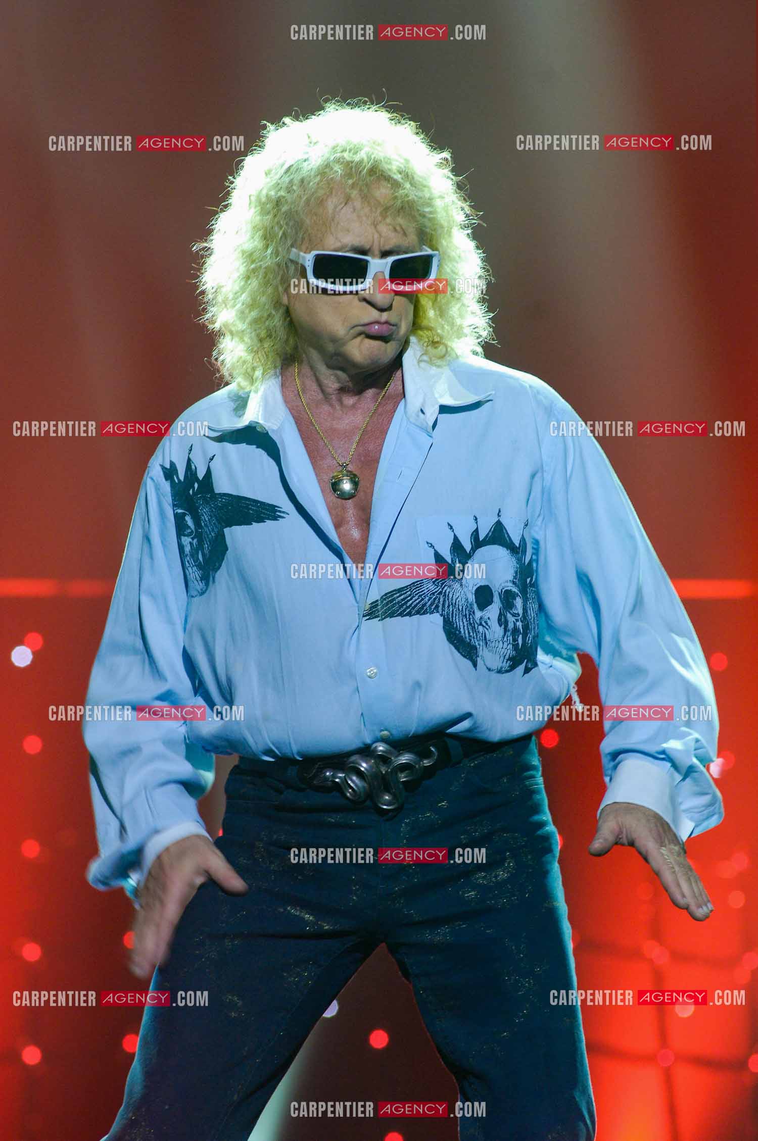 Le chanteur Michel Polnareff lors de ses répétitions au Zénith de Limoges avant d'entamer sa tournée sur toute la France en passant par le POPB de Paris Bercy.         ( Exclusif )