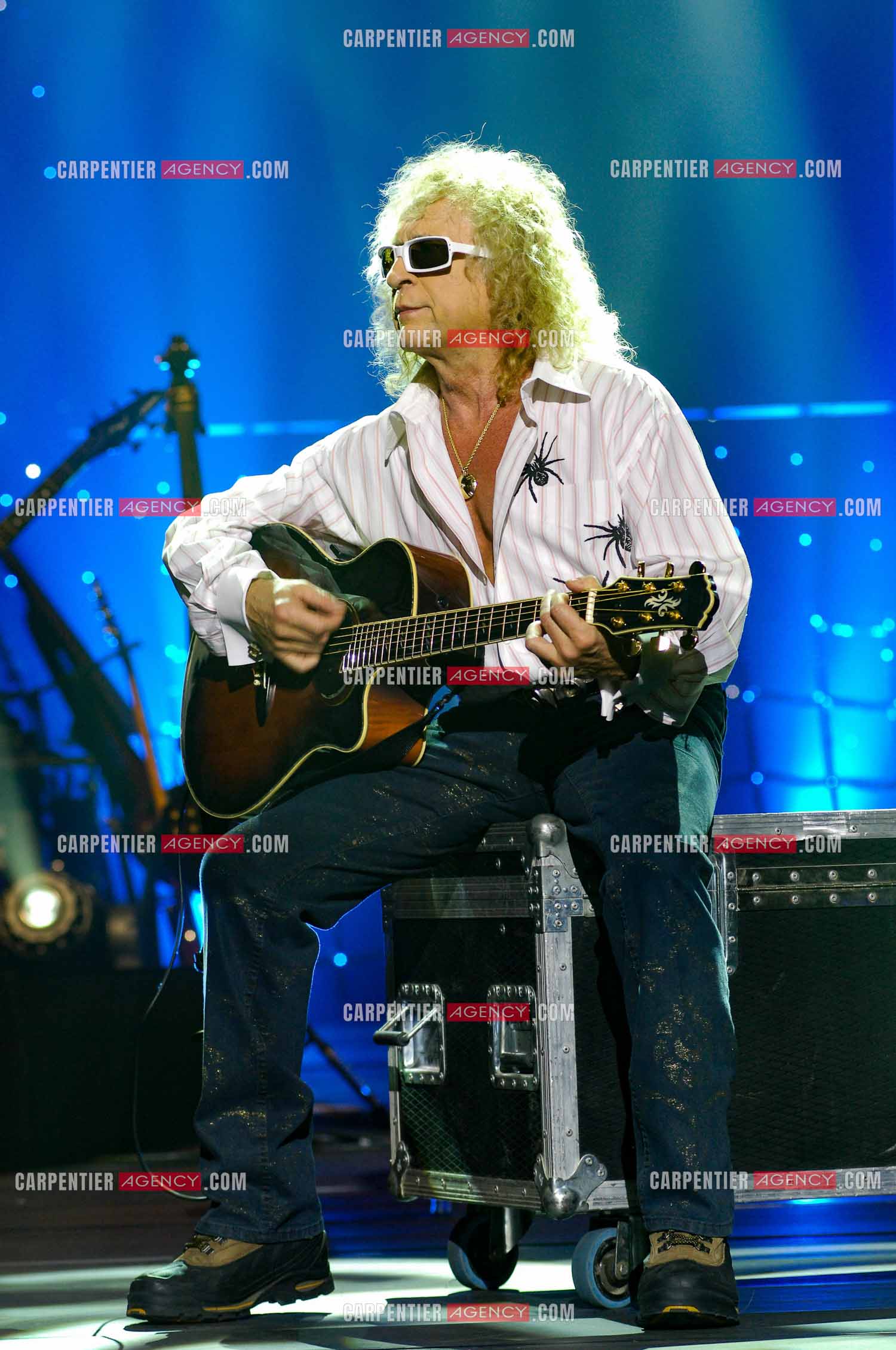 Le chanteur Michel Polnareff lors de ses répétitions au Zénith de Limoges avant d'entamer sa tournée sur toute la France en passant par le POPB de Paris Bercy.         ( Exclusif )