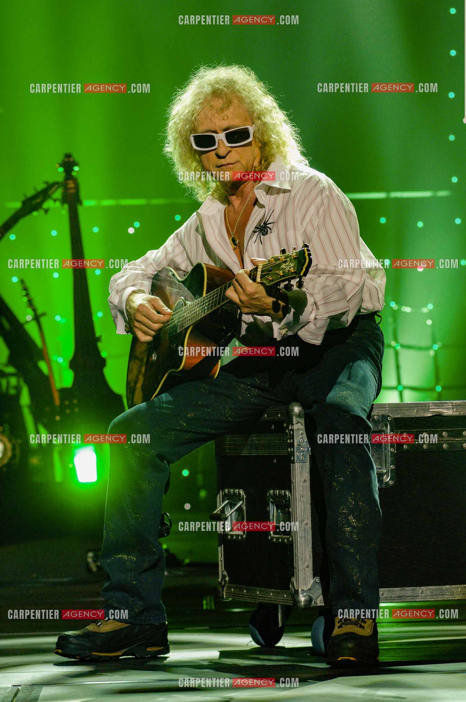 Le chanteur Michel Polnareff lors de ses répétitions au Zénith de Limoges avant d'entamer sa tournée sur toute la France en passant par le POPB de Paris Bercy.         ( Exclusif )