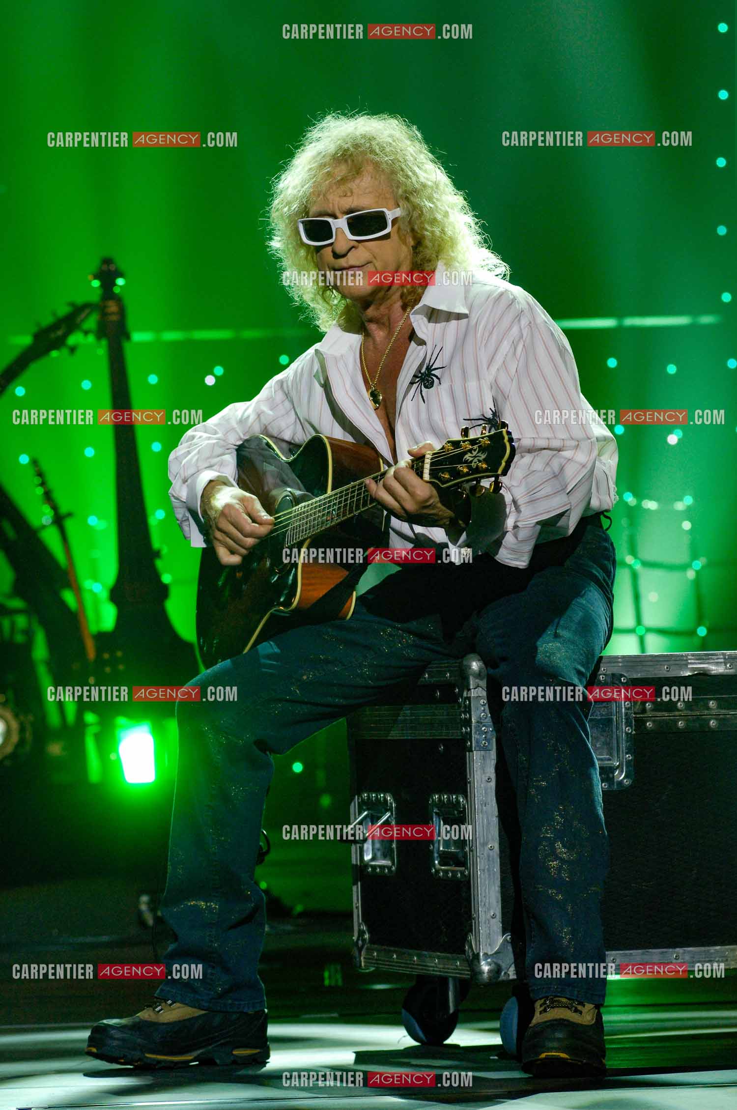 Le chanteur Michel Polnareff lors de ses répétitions au Zénith de Limoges avant d'entamer sa tournée sur toute la France en passant par le POPB de Paris Bercy.         ( Exclusif )
