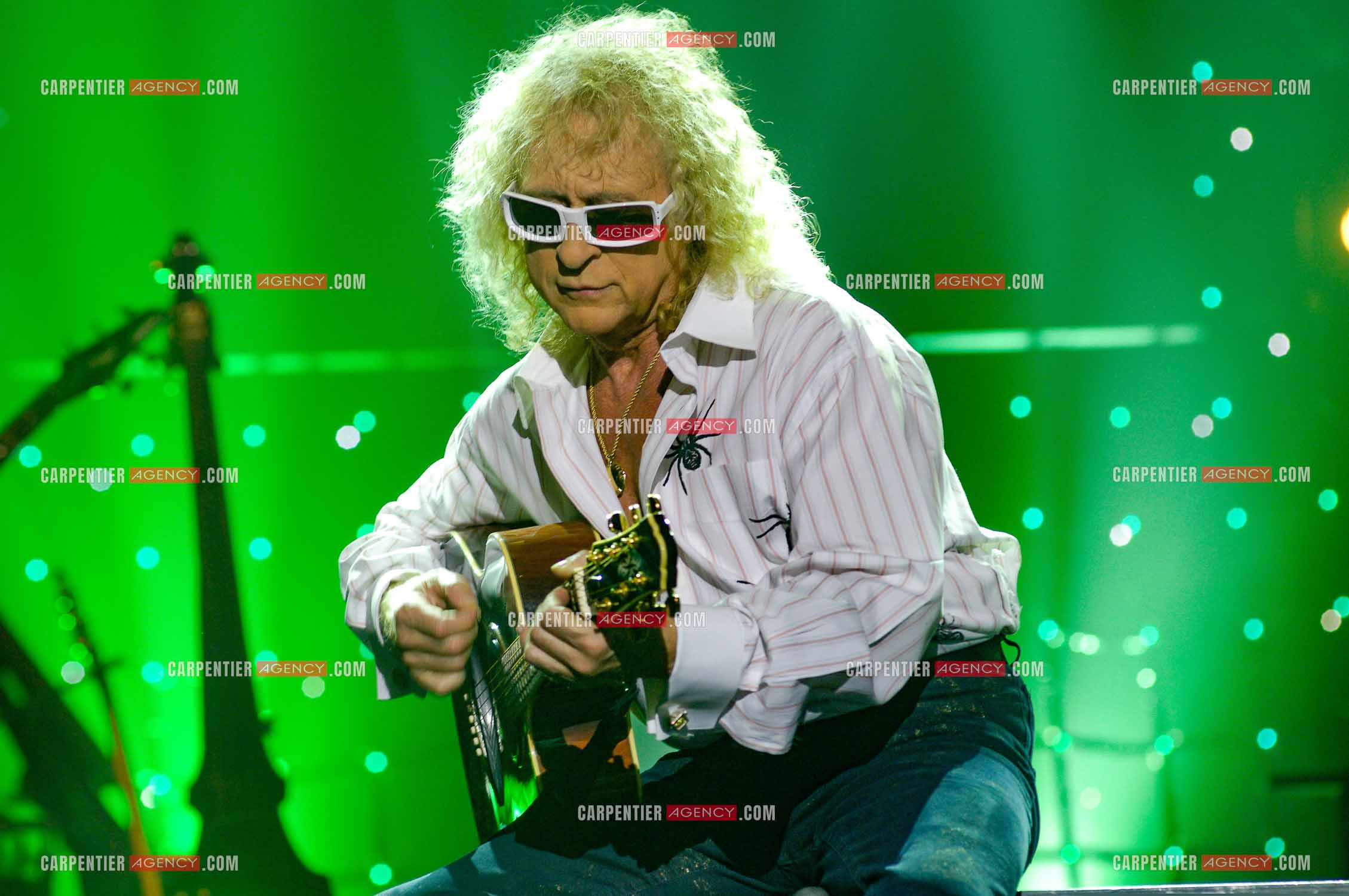 Le chanteur Michel Polnareff lors de ses répétitions au Zénith de Limoges avant d'entamer sa tournée sur toute la France en passant par le POPB de Paris Bercy.         ( Exclusif )
