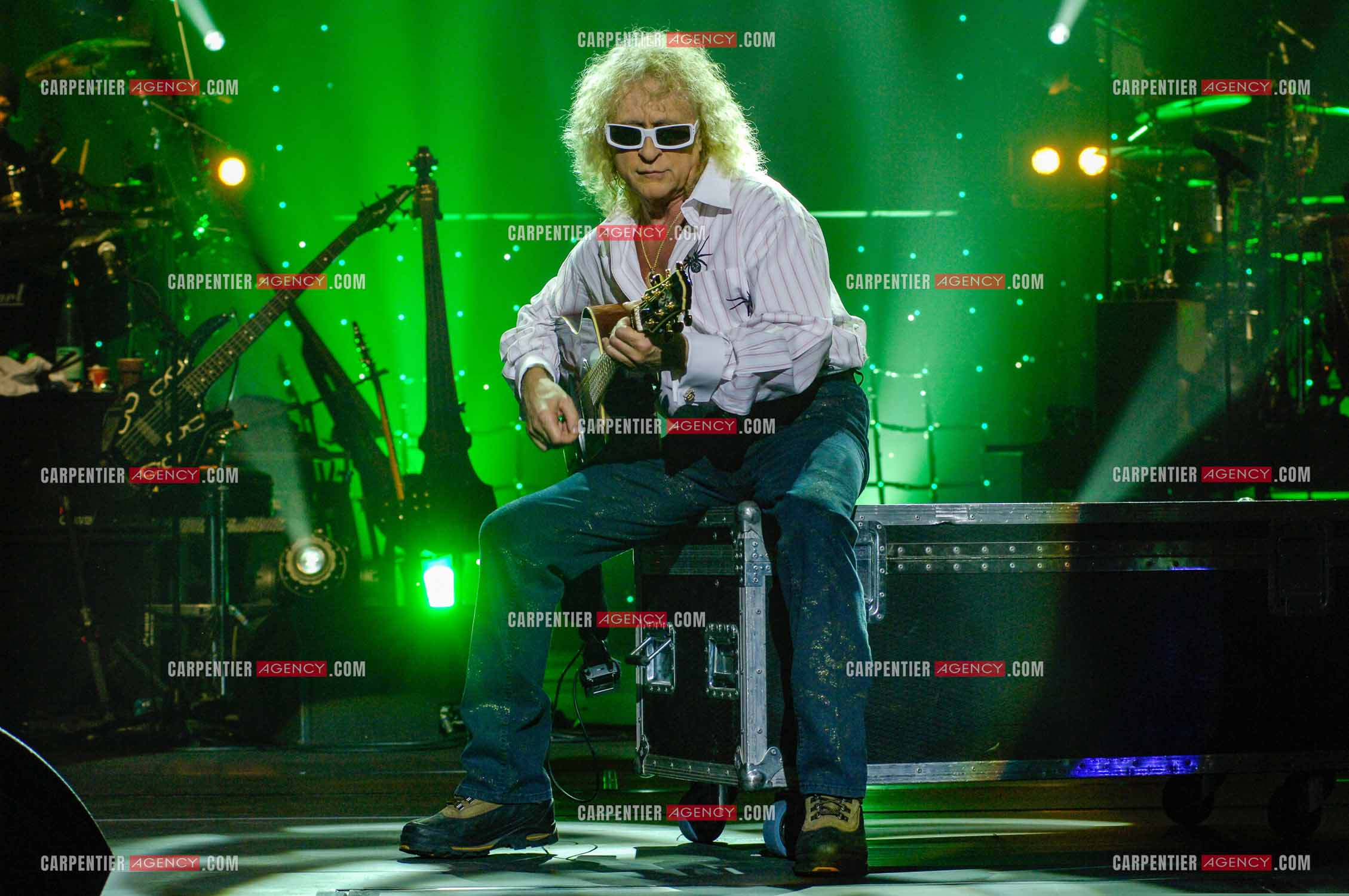 Le chanteur Michel Polnareff lors de ses répétitions au Zénith de Limoges avant d'entamer sa tournée sur toute la France en passant par le POPB de Paris Bercy.         ( Exclusif )