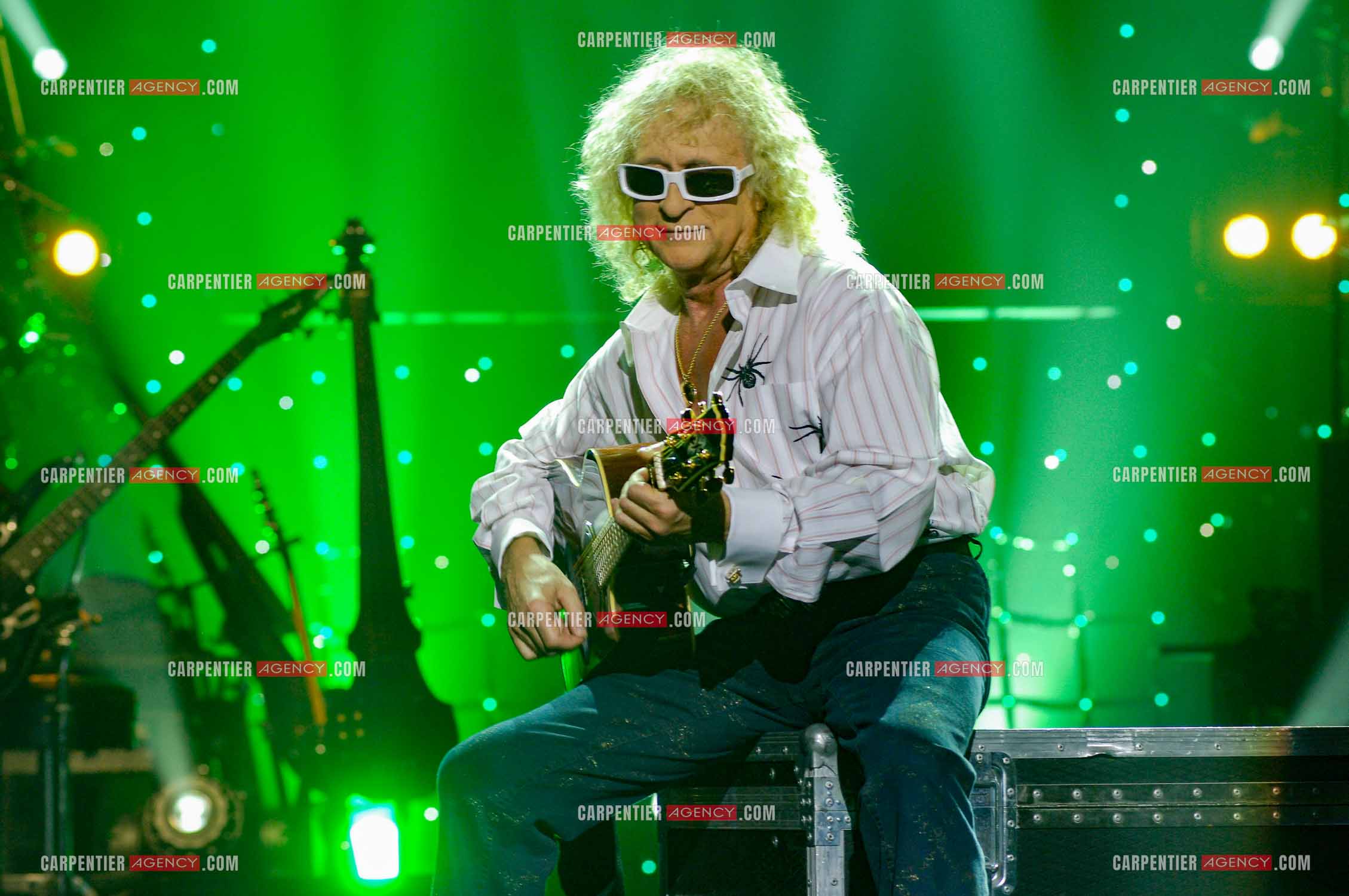 Le chanteur Michel Polnareff lors de ses répétitions au Zénith de Limoges avant d'entamer sa tournée sur toute la France en passant par le POPB de Paris Bercy.         ( Exclusif )