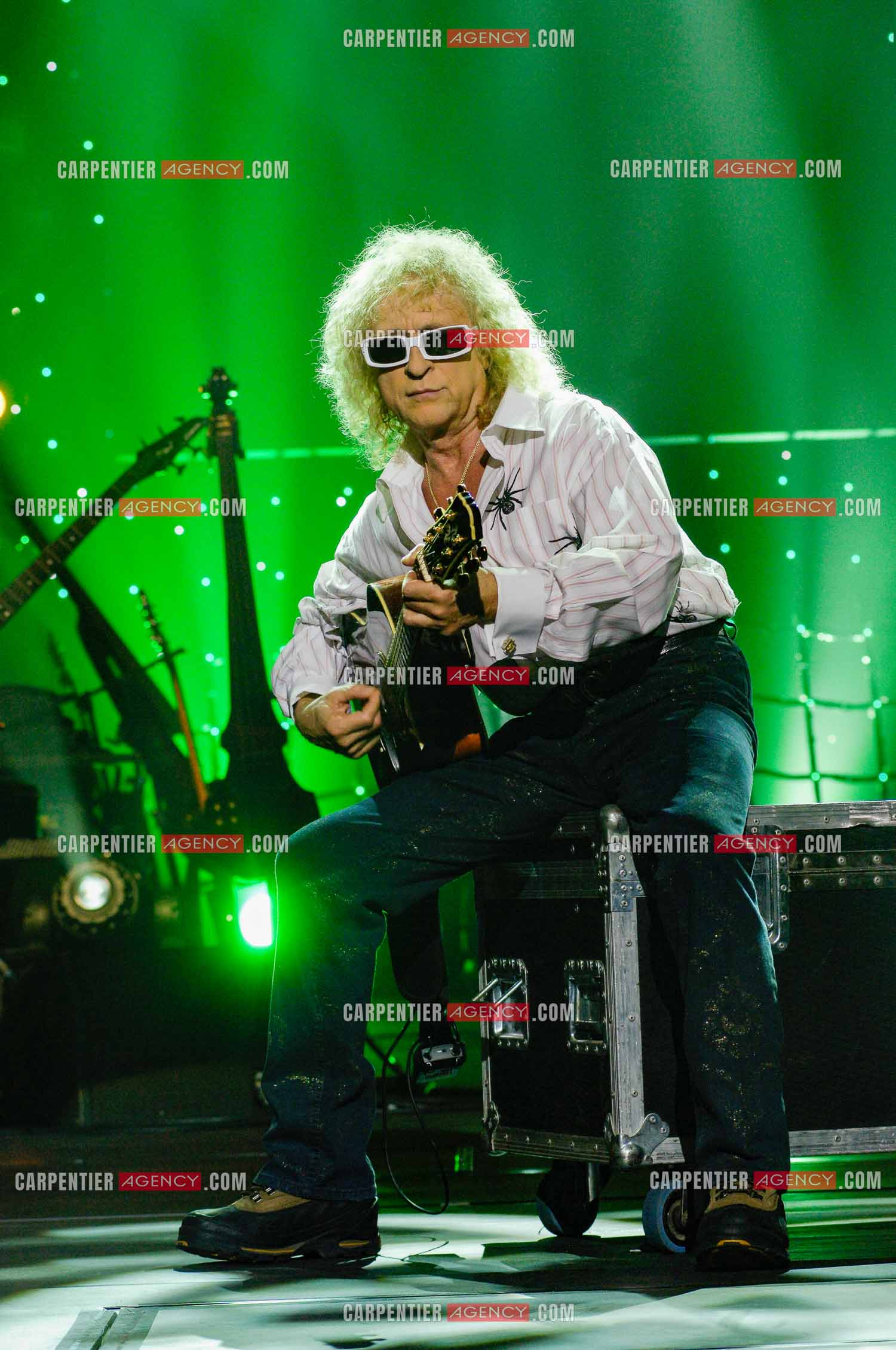 Le chanteur Michel Polnareff lors de ses répétitions au Zénith de Limoges avant d'entamer sa tournée sur toute la France en passant par le POPB de Paris Bercy.         ( Exclusif )