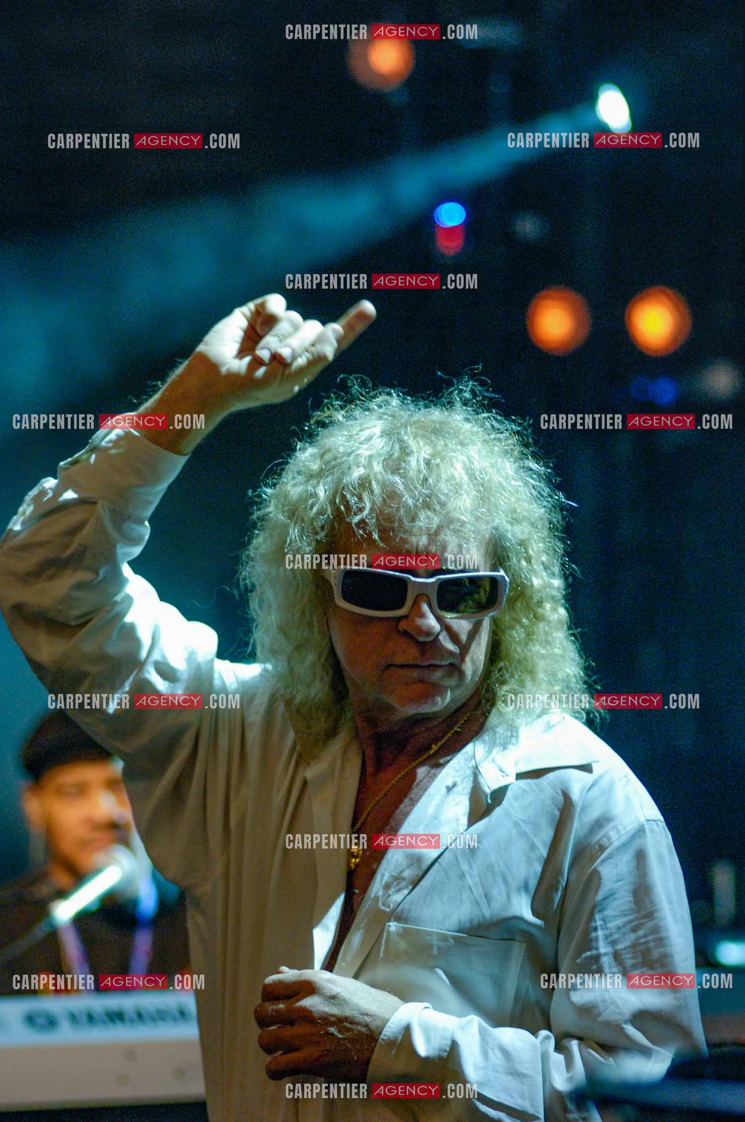 Le chanteur Michel Polnareff lors de ses répétitions au Zénith de Limoges avant d'entamer sa tournée sur toute la France en passant par le POPB de Paris Bercy.         ( Exclusif )