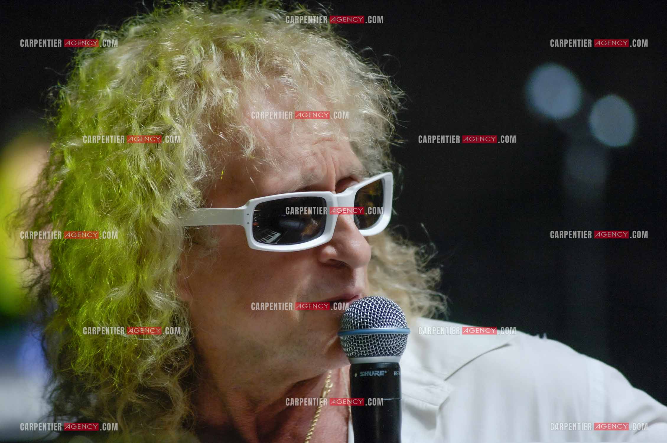 Le chanteur Michel Polnareff lors de ses répétitions au Zénith de Limoges avant d'entamer sa tournée sur toute la France en passant par le POPB de Paris Bercy.         ( Exclusif )