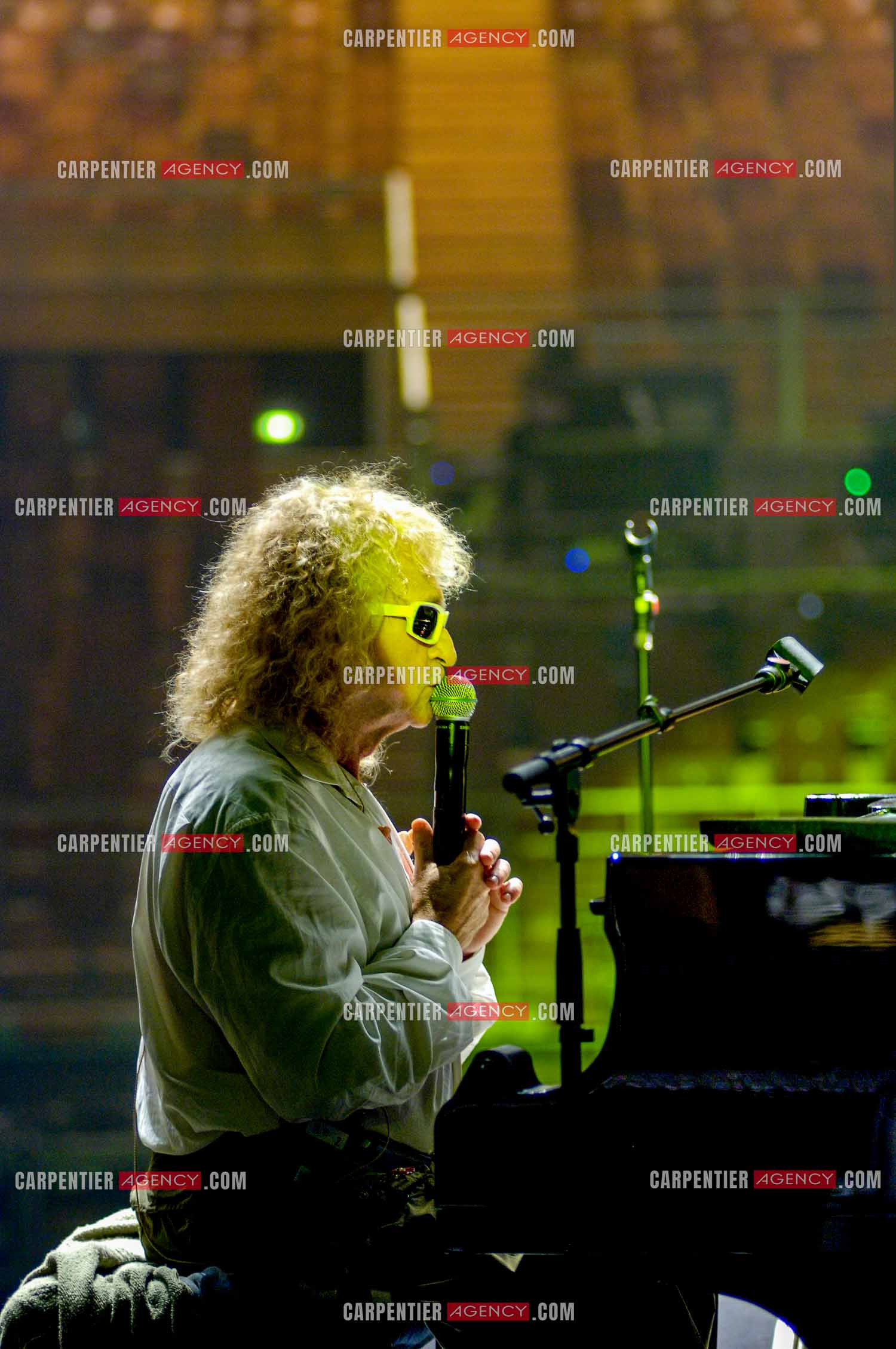 Le chanteur Michel Polnareff lors de ses répétitions au Zénith de Limoges avant d'entamer sa tournée sur toute la France en passant par le POPB de Paris Bercy.         ( Exclusif )