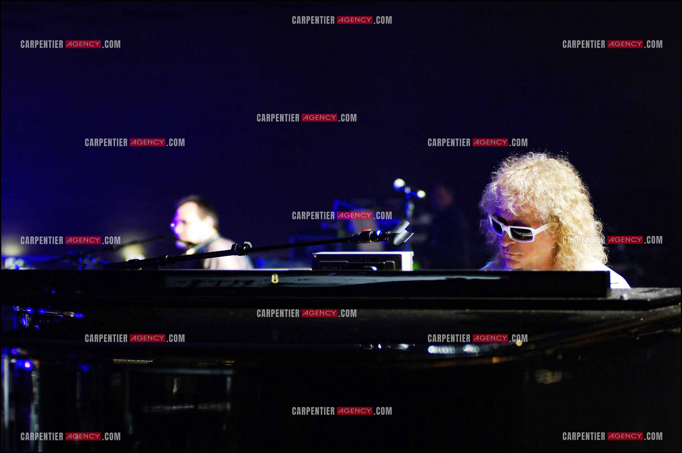 Le chanteur Michel Polnareff lors de ses répétitions au Zénith de Limoges avant d'entamer sa tournée sur toute la France en passant par le POPB de Paris Bercy.         ( Exclusif )