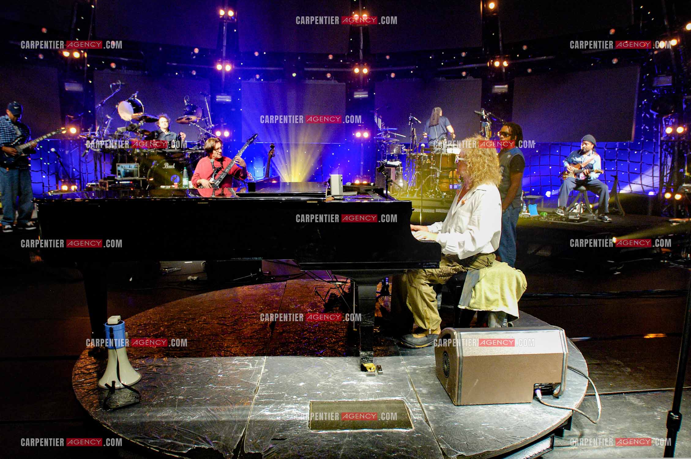 Le chanteur Michel Polnareff lors de ses répétitions au Zénith de Limoges avant d'entamer sa tournée sur toute la France en passant par le POPB de Paris Bercy.         ( Exclusif )