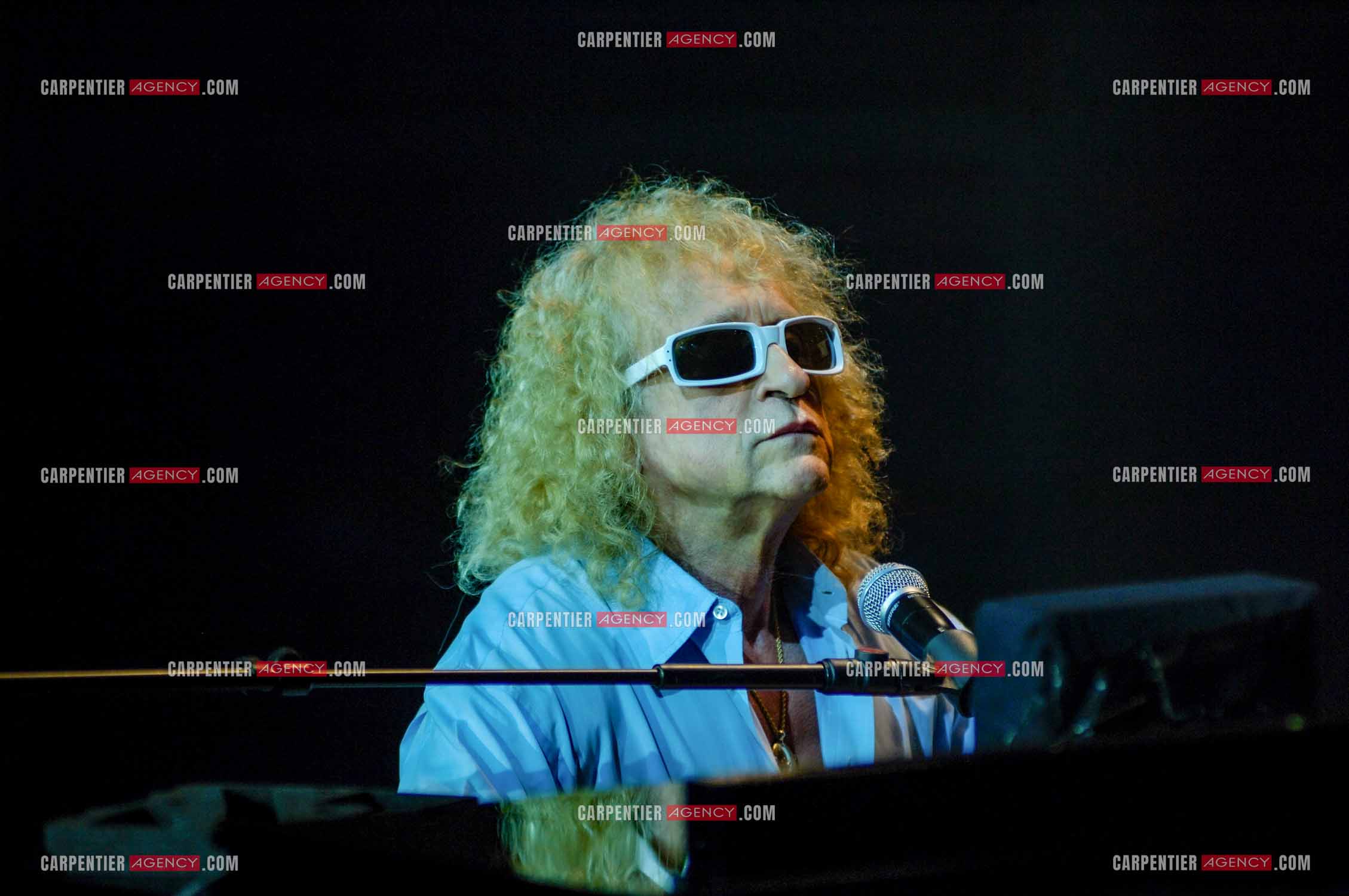 Le chanteur Michel Polnareff lors de ses répétitions au Zénith de Limoges avant d'entamer sa tournée sur toute la France en passant par le POPB de Paris Bercy.         ( Exclusif )