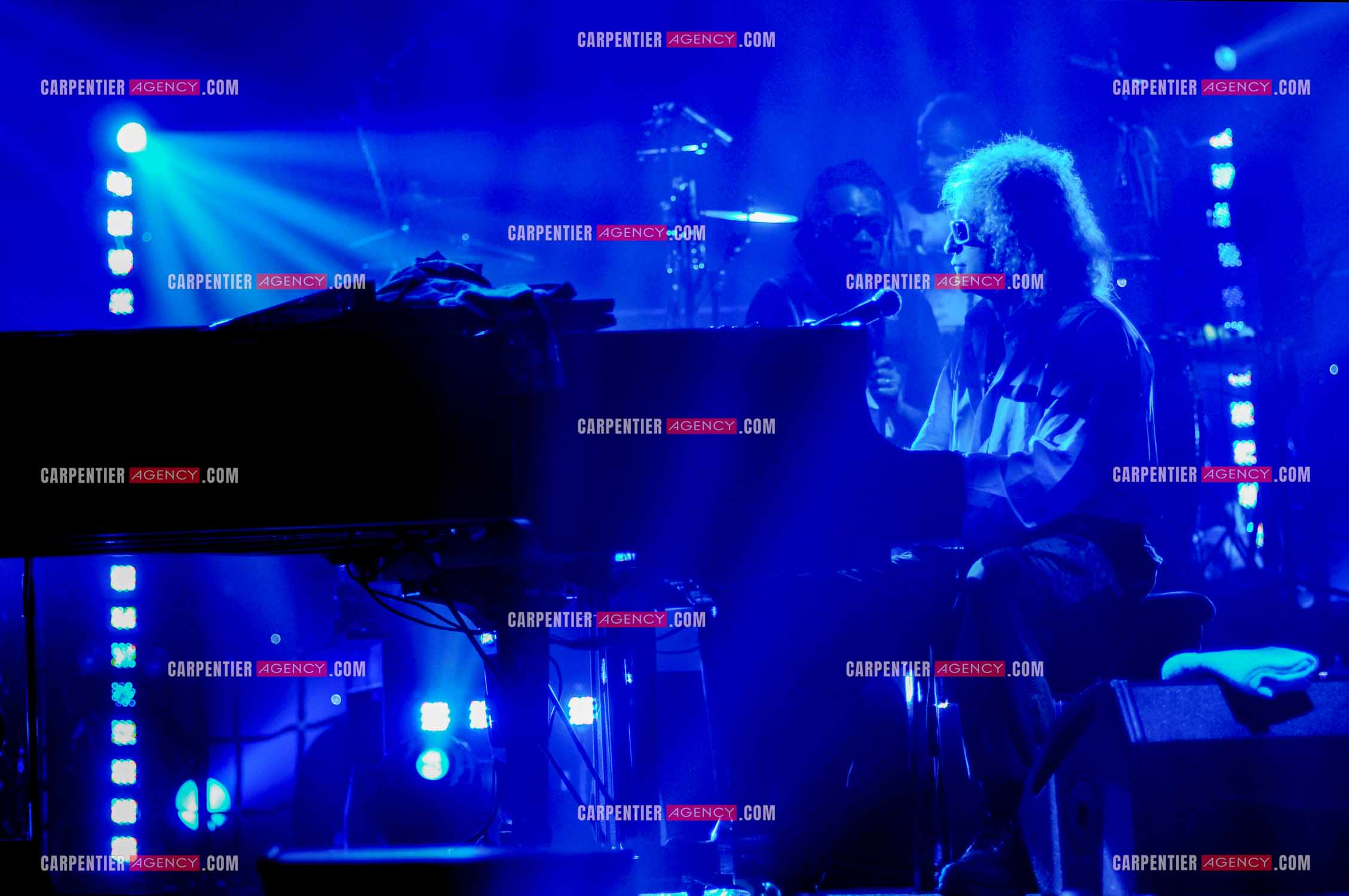 Le chanteur Michel Polnareff lors de ses répétitions au Zénith de Limoges avant d'entamer sa tournée sur toute la France en passant par le POPB de Paris Bercy.         ( Exclusif )