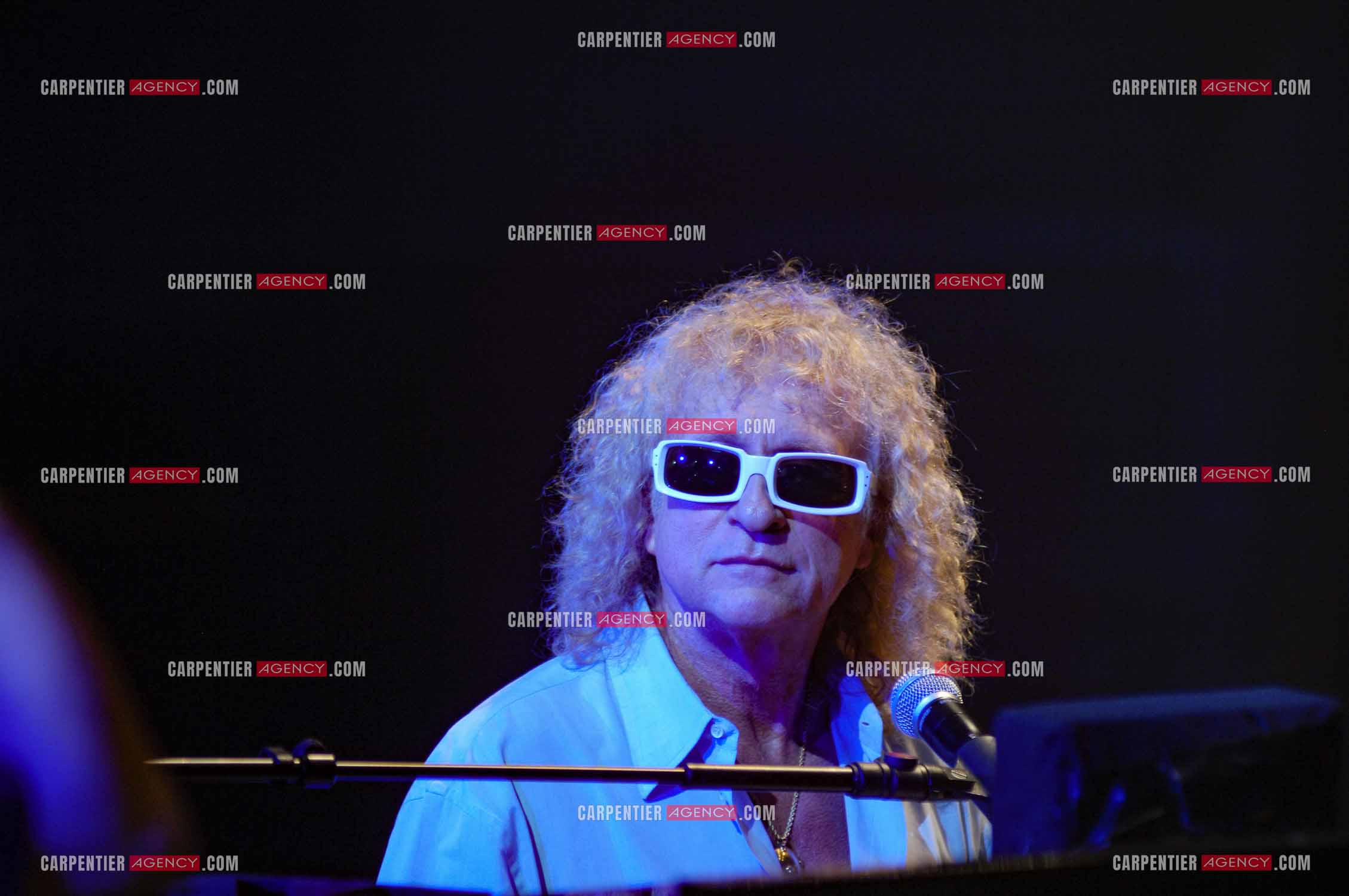 Le chanteur Michel Polnareff lors de ses répétitions au Zénith de Limoges avant d'entamer sa tournée sur toute la France en passant par le POPB de Paris Bercy.         ( Exclusif )