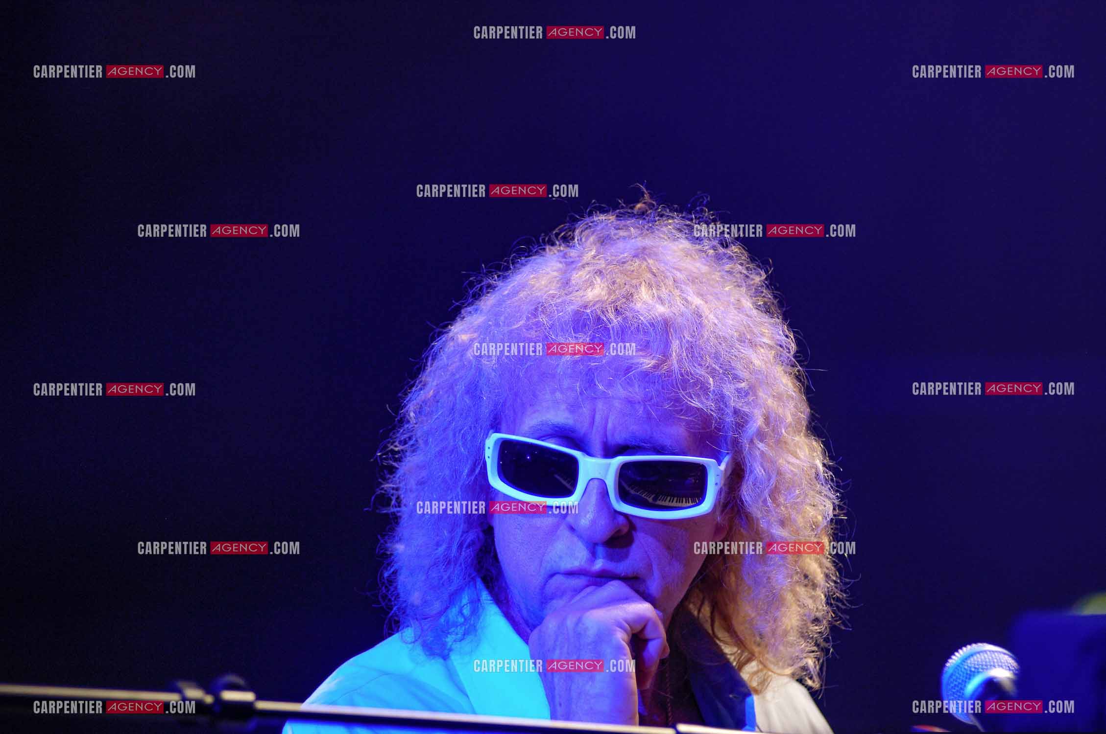 Le chanteur Michel Polnareff lors de ses répétitions au Zénith de Limoges avant d'entamer sa tournée sur toute la France en passant par le POPB de Paris Bercy.         ( Exclusif )