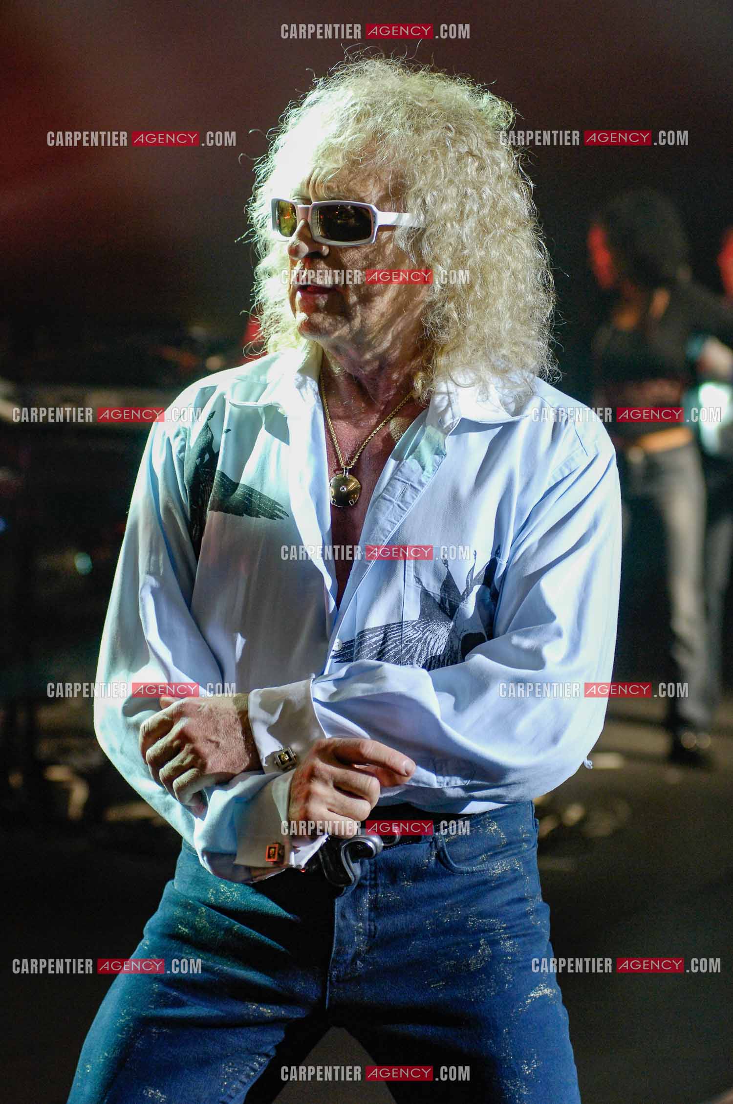 Le chanteur Michel Polnareff lors de ses répétitions au Zénith de Limoges avant d'entamer sa tournée sur toute la France en passant par le POPB de Paris Bercy.         ( Exclusif )