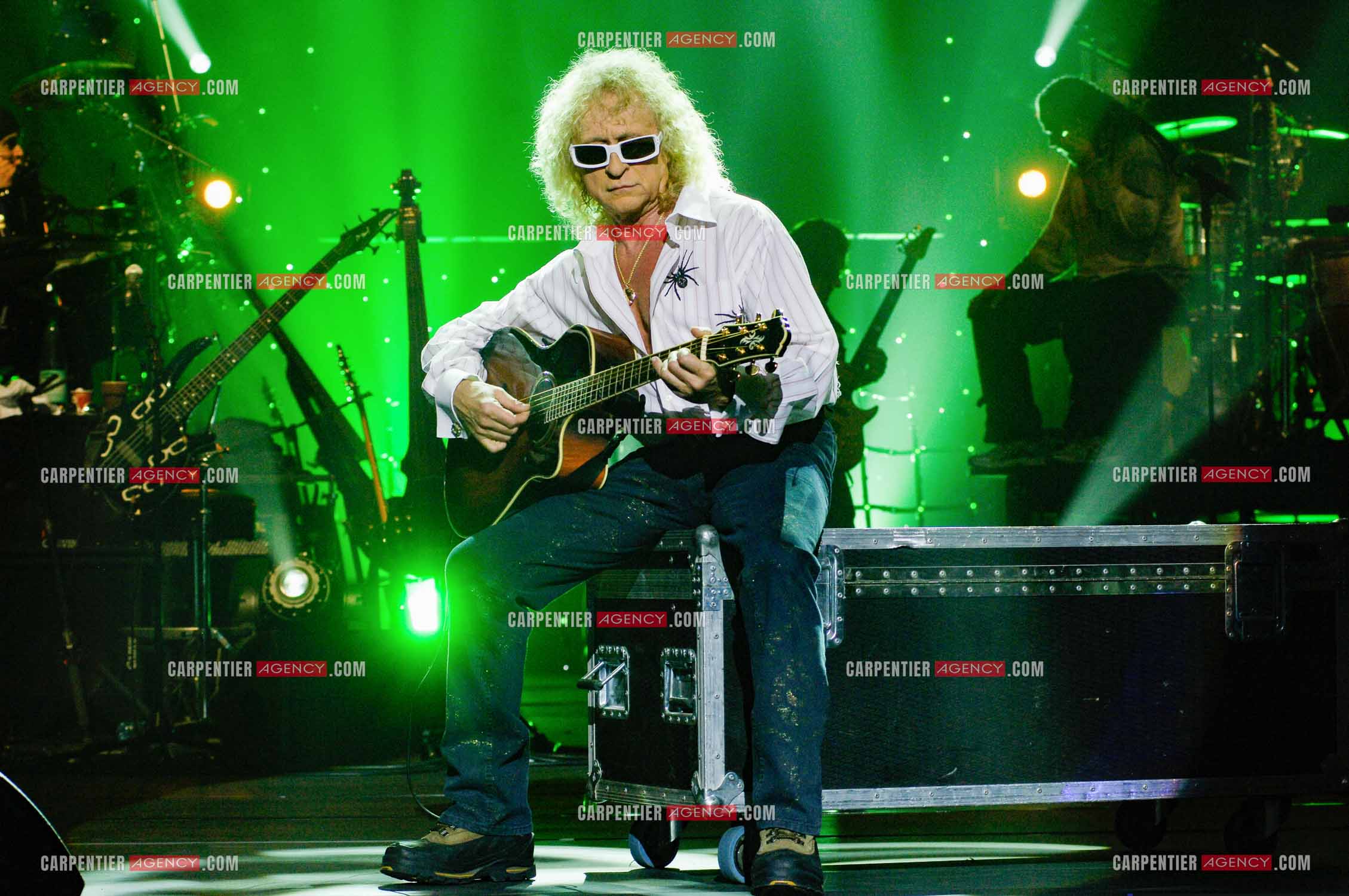 Le chanteur Michel Polnareff lors de ses répétitions au Zénith de Limoges avant d'entamer sa tournée sur toute la France en passant par le POPB de Paris Bercy.         ( Exclusif )