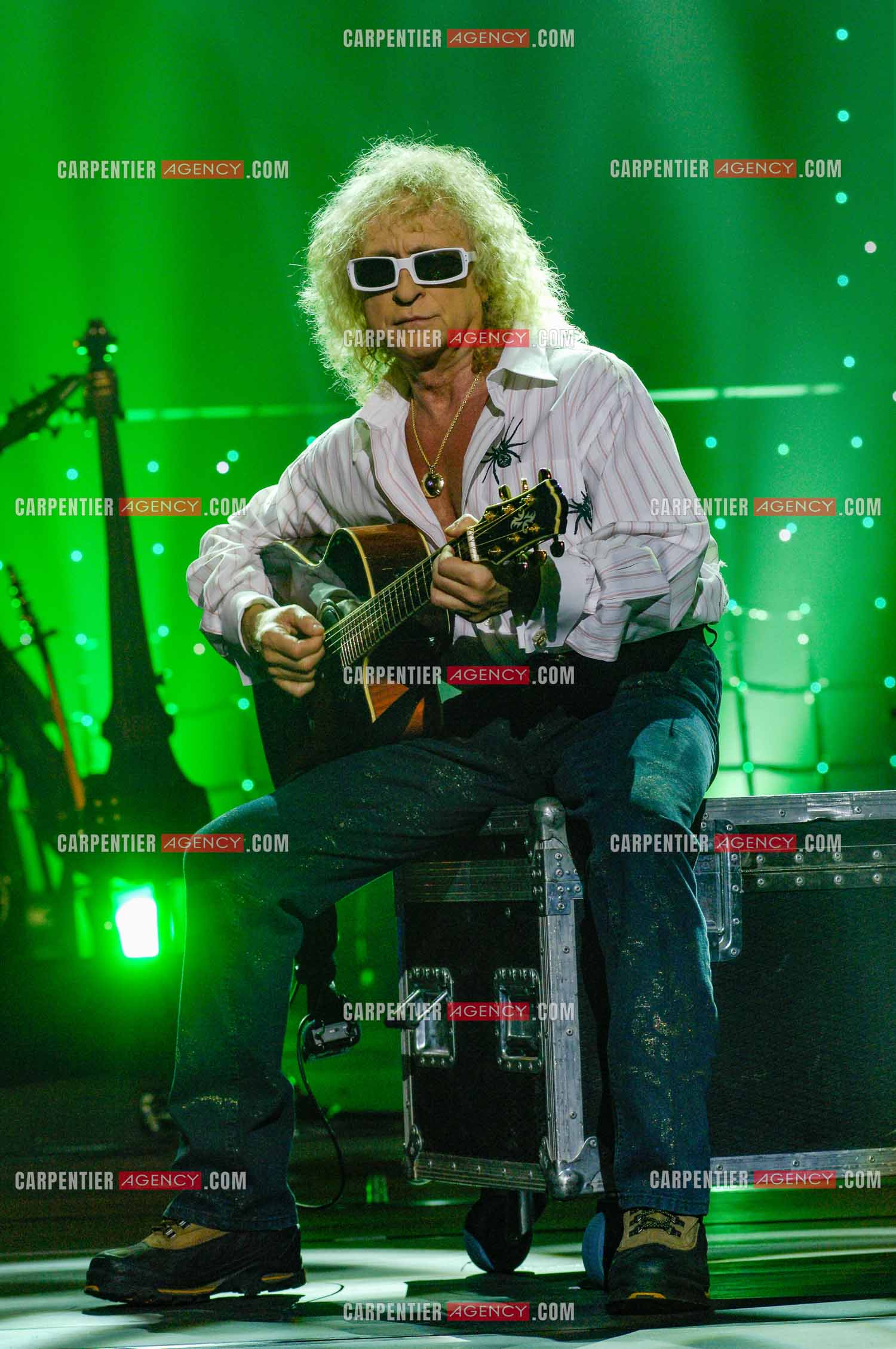 Le chanteur Michel Polnareff lors de ses répétitions au Zénith de Limoges avant d'entamer sa tournée sur toute la France en passant par le POPB de Paris Bercy.         ( Exclusif )