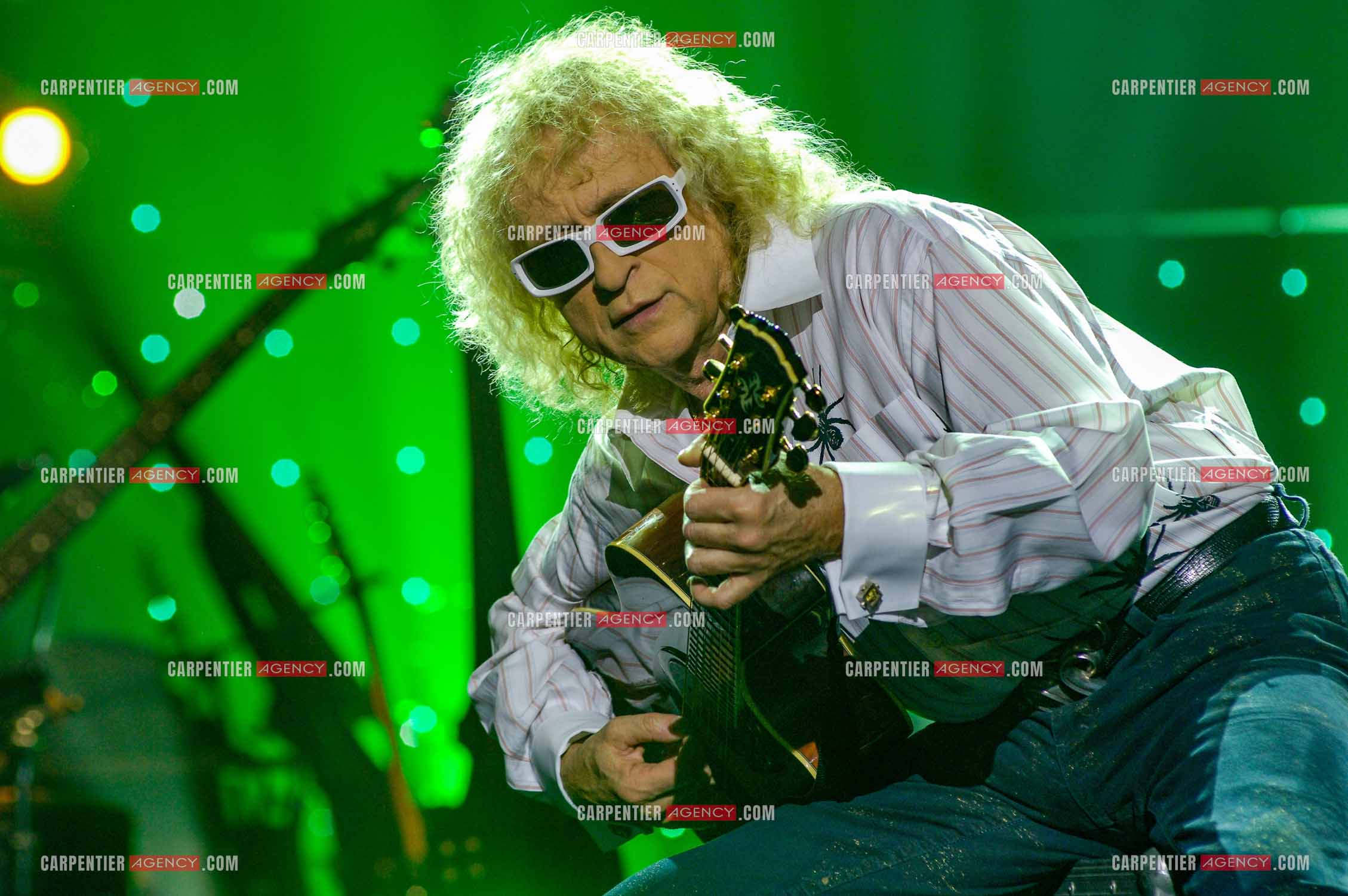 Le chanteur Michel Polnareff lors de ses répétitions au Zénith de Limoges avant d'entamer sa tournée sur toute la France en passant par le POPB de Paris Bercy.         ( Exclusif )