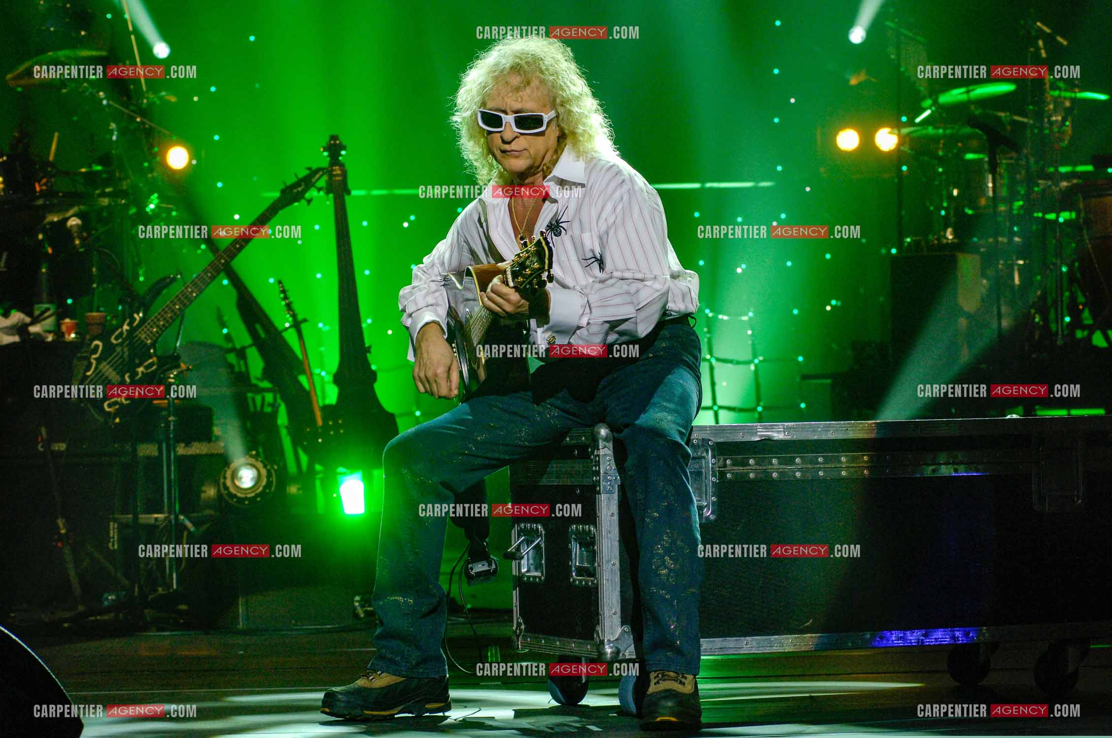 Le chanteur Michel Polnareff lors de ses répétitions au Zénith de Limoges avant d'entamer sa tournée sur toute la France en passant par le POPB de Paris Bercy.         ( Exclusif )