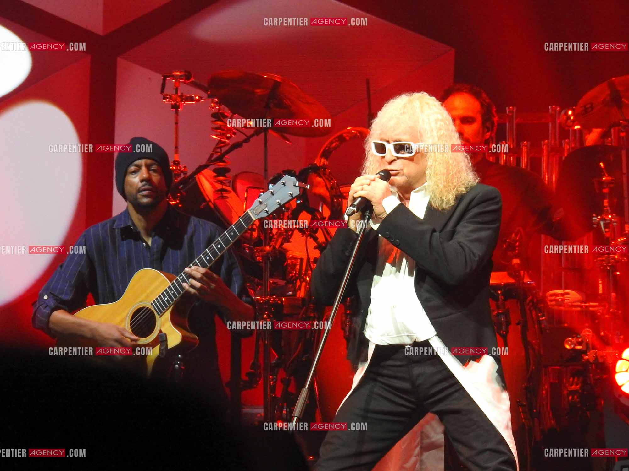 Le chanteur Michel Polnareff en concert au POPB de Paris Bercy en 2016.