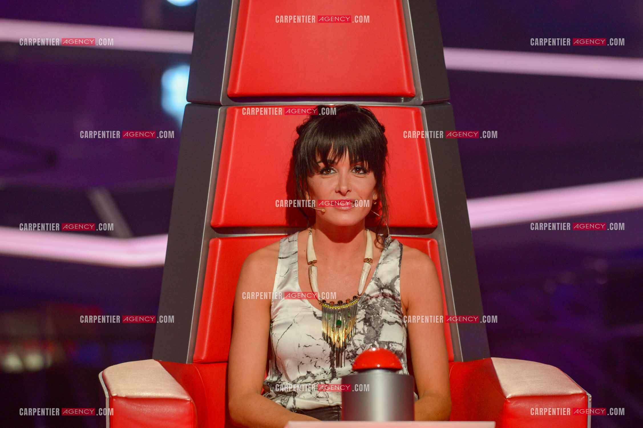 La chanteuse Jenifer Bartoli coach vocal de l'émission The Voice Kid's.  ( Exclusif )