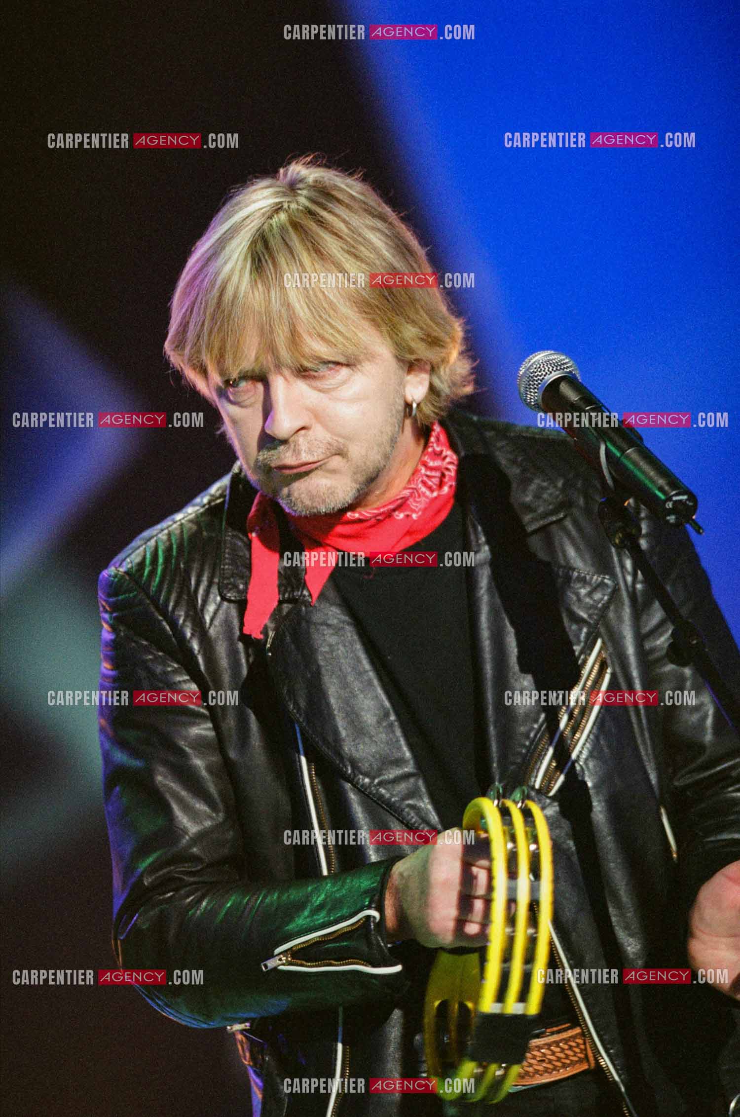 Le chanteur Renaud Séchan invité de l'émission spéciale “ELA“ assosiation parainée par le footbaleur Zinédine Zidane.  ( Exclusif )