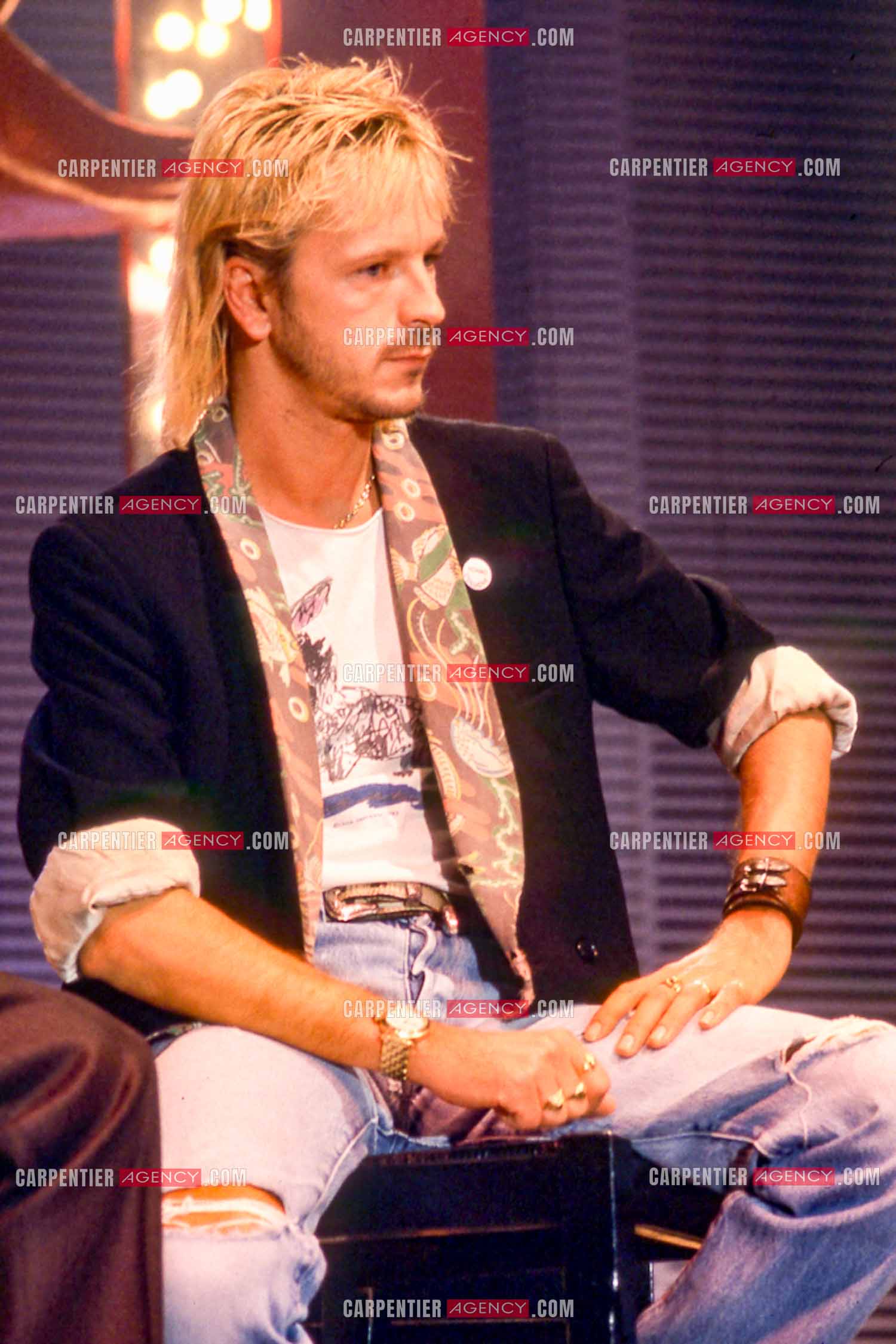 Émission présentéec par Philippe Risoli de quatre concerts dans quatre villes “LA NOUVELLE AFFICHE“ “LA NOUVELLE AFFICHE“. Le chanteur Renaud.  ( Exclusif )