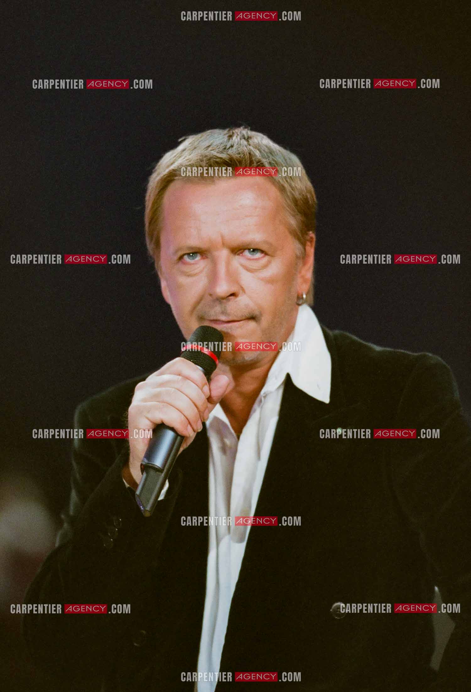 Le chanteur Renaud lors des Victoires de la musique au Zénith de Paris en 2005.