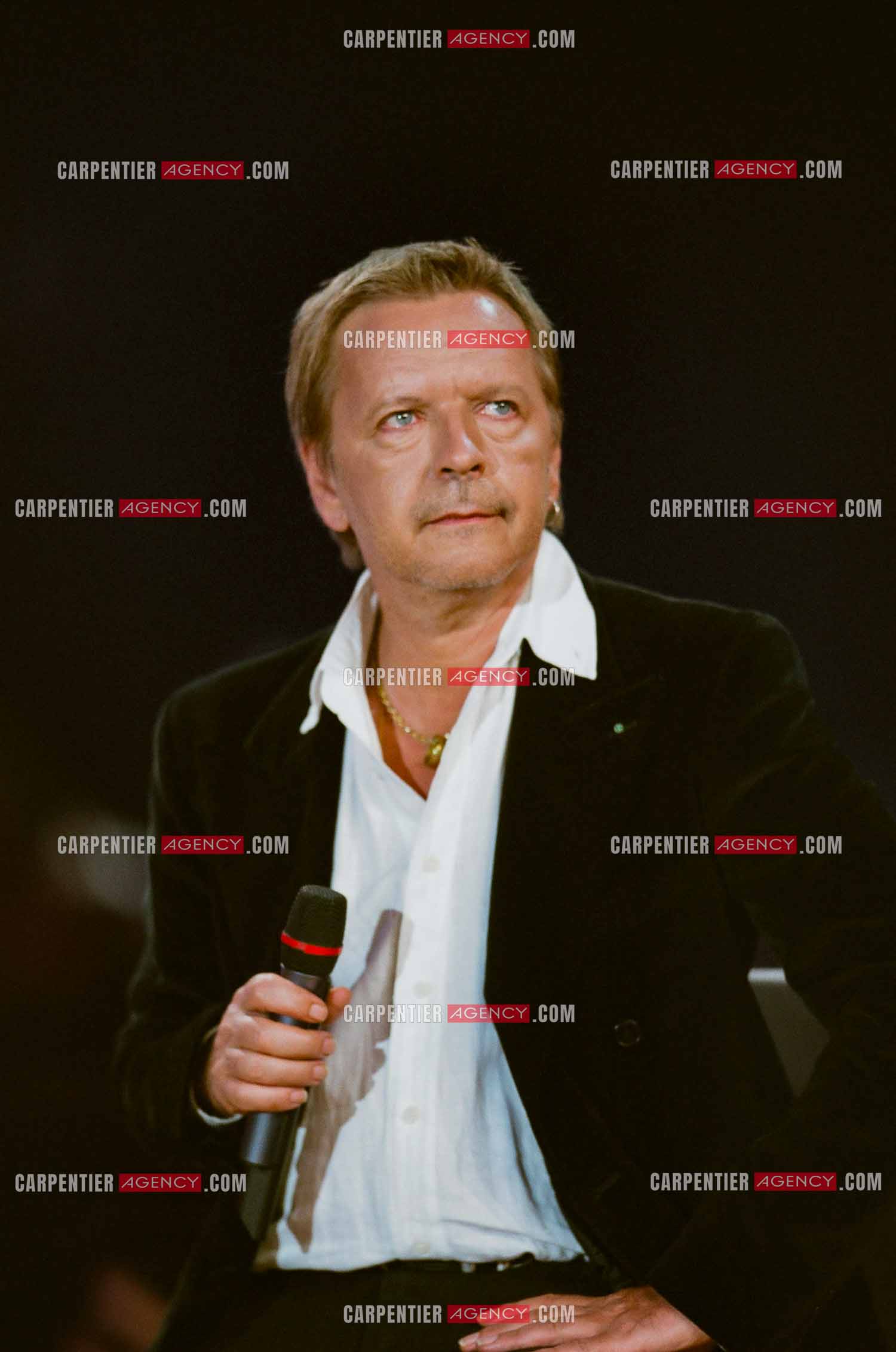 Le chanteur Renaud lors des Victoires de la musique au Zénith de Paris en 2005.