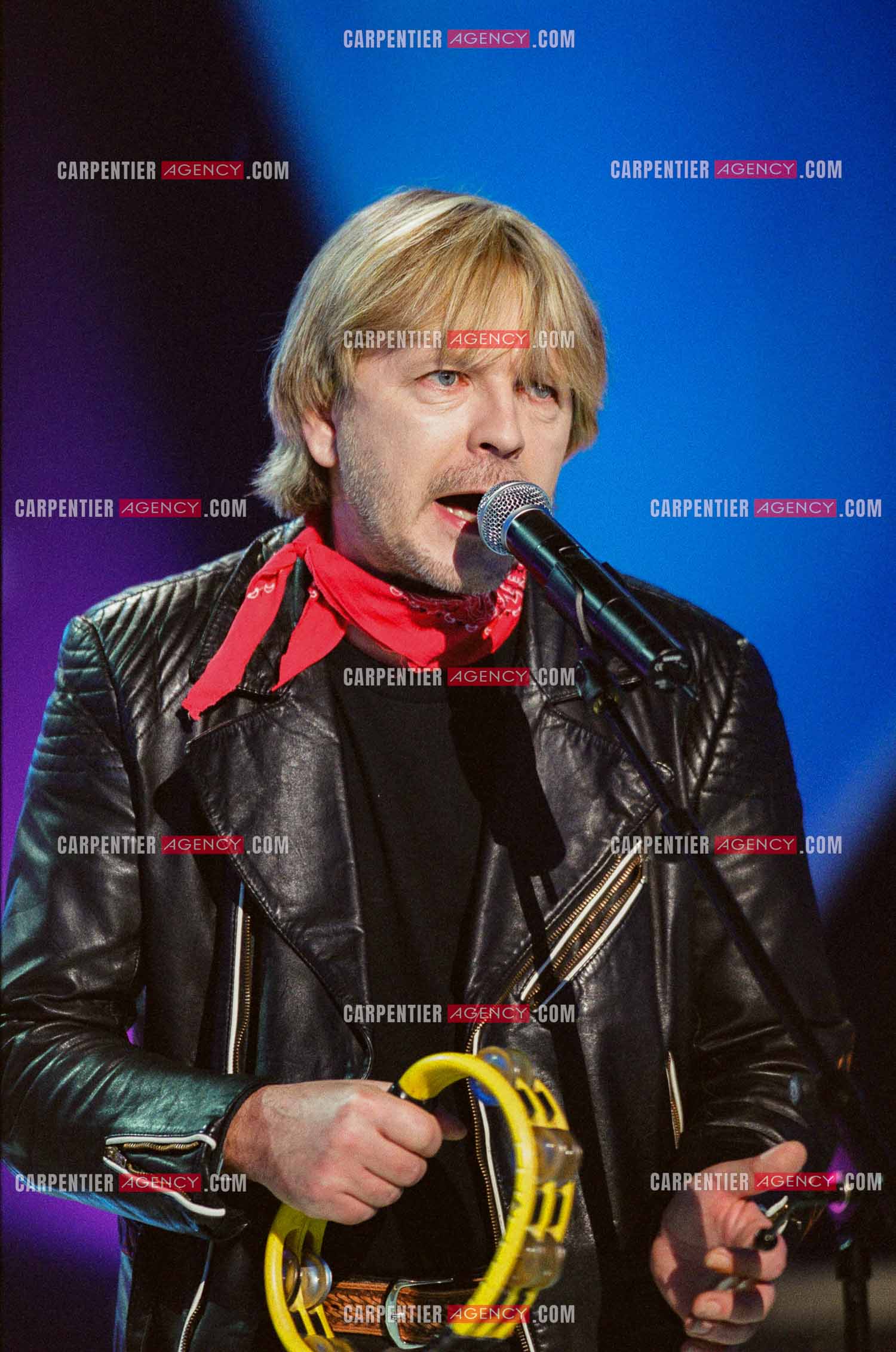 Le chanteur Renaud Séchan invité de l'émission spéciale “ELA“ assosiation parainée par le footbaleur Zinédine Zidane.  ( Exclusif )