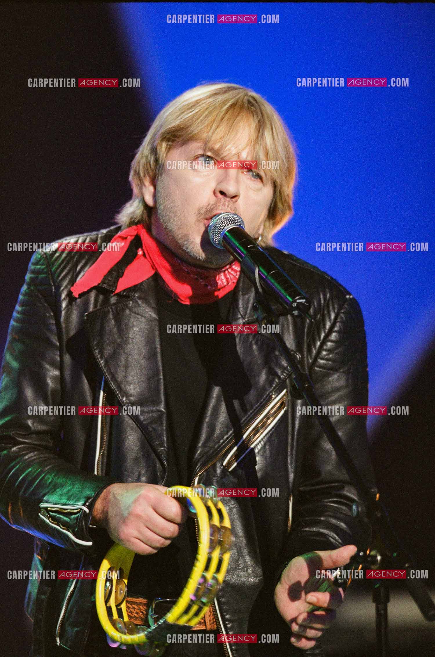 Le chanteur Renaud Séchan invité de l'émission spéciale “ELA“ assosiation parainée par le footbaleur Zinédine Zidane.  ( Exclusif )