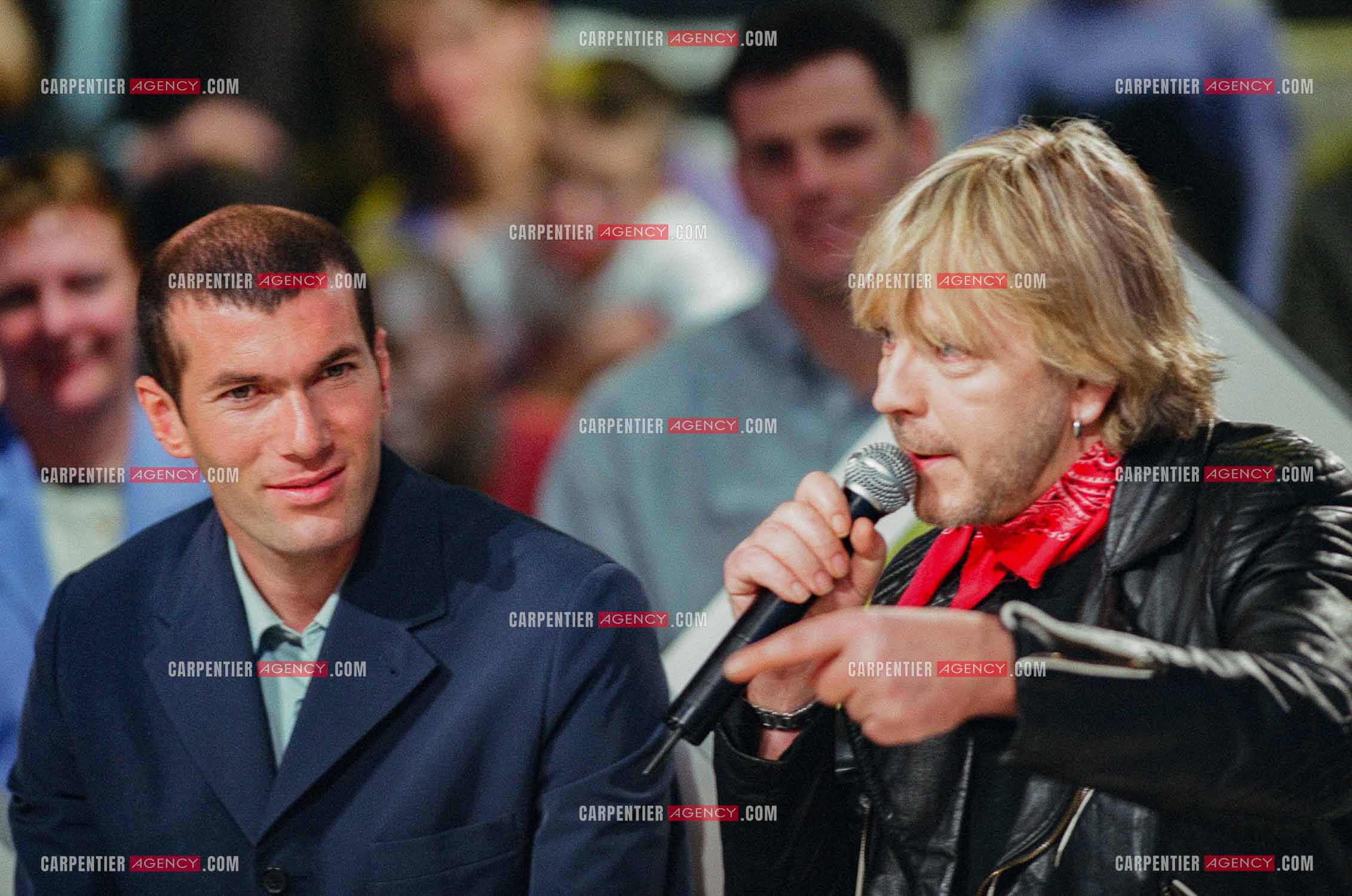 Le chanteur Renaud Séchan invité de l'émission spéciale “ELA“ assosiation parainée par le footbaleur Zinédine Zidane.  ( Exclusif )