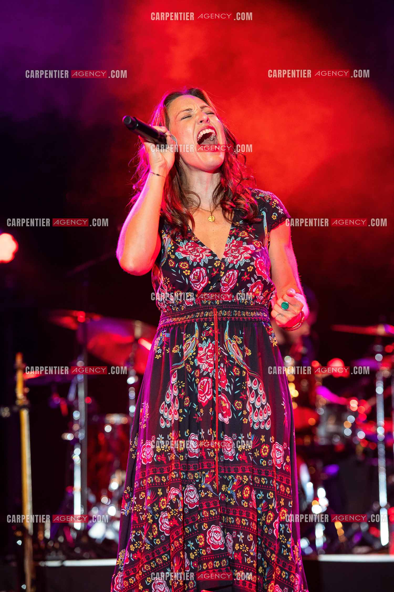 La chanteuse Natasha St Pier en concert pour le festival de Sanary sur mer.  ( Exclusif )