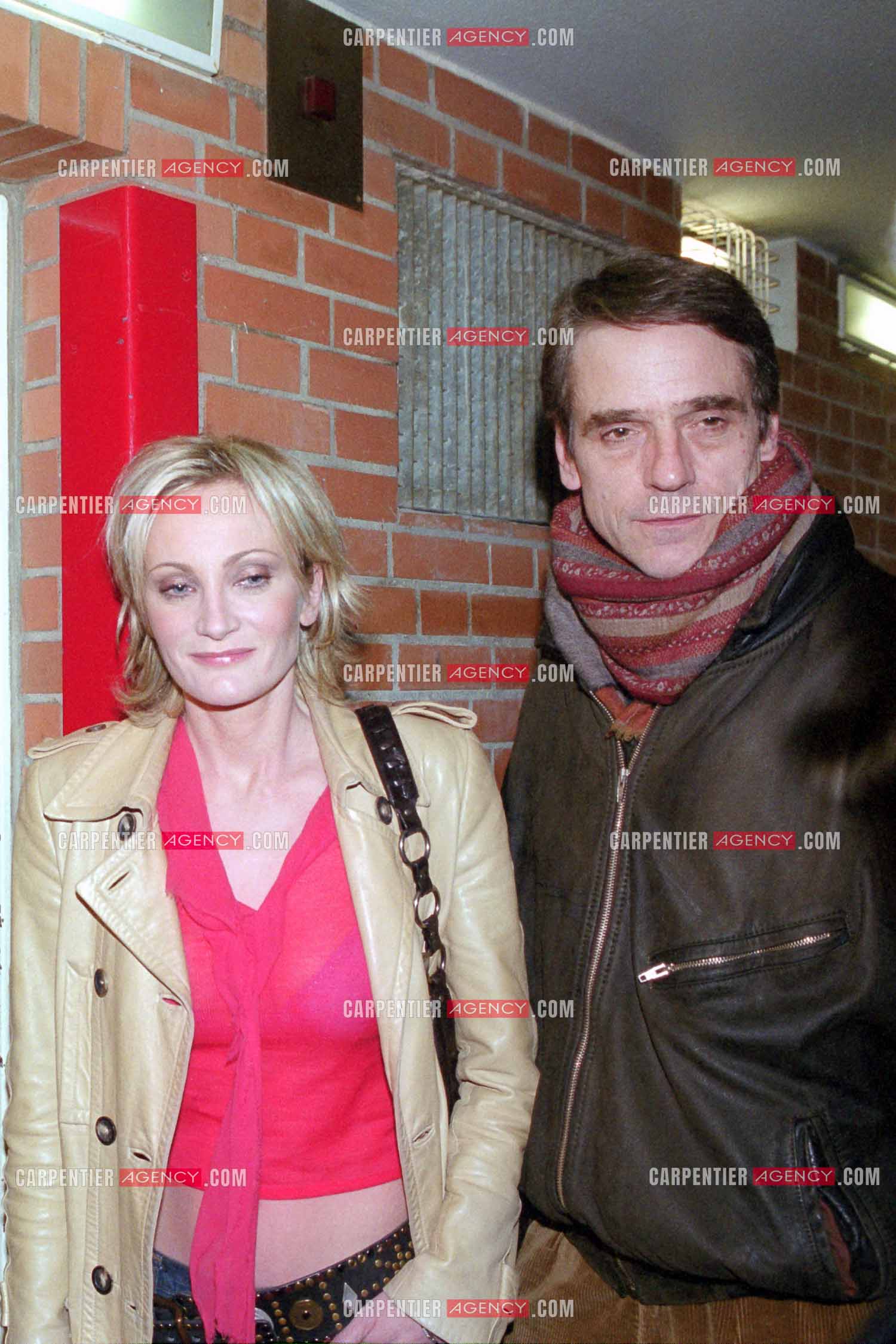 La chanteuse Patricia Kaas et son compagnon l'acteur Jeremy Irons.   ( Exclusif )