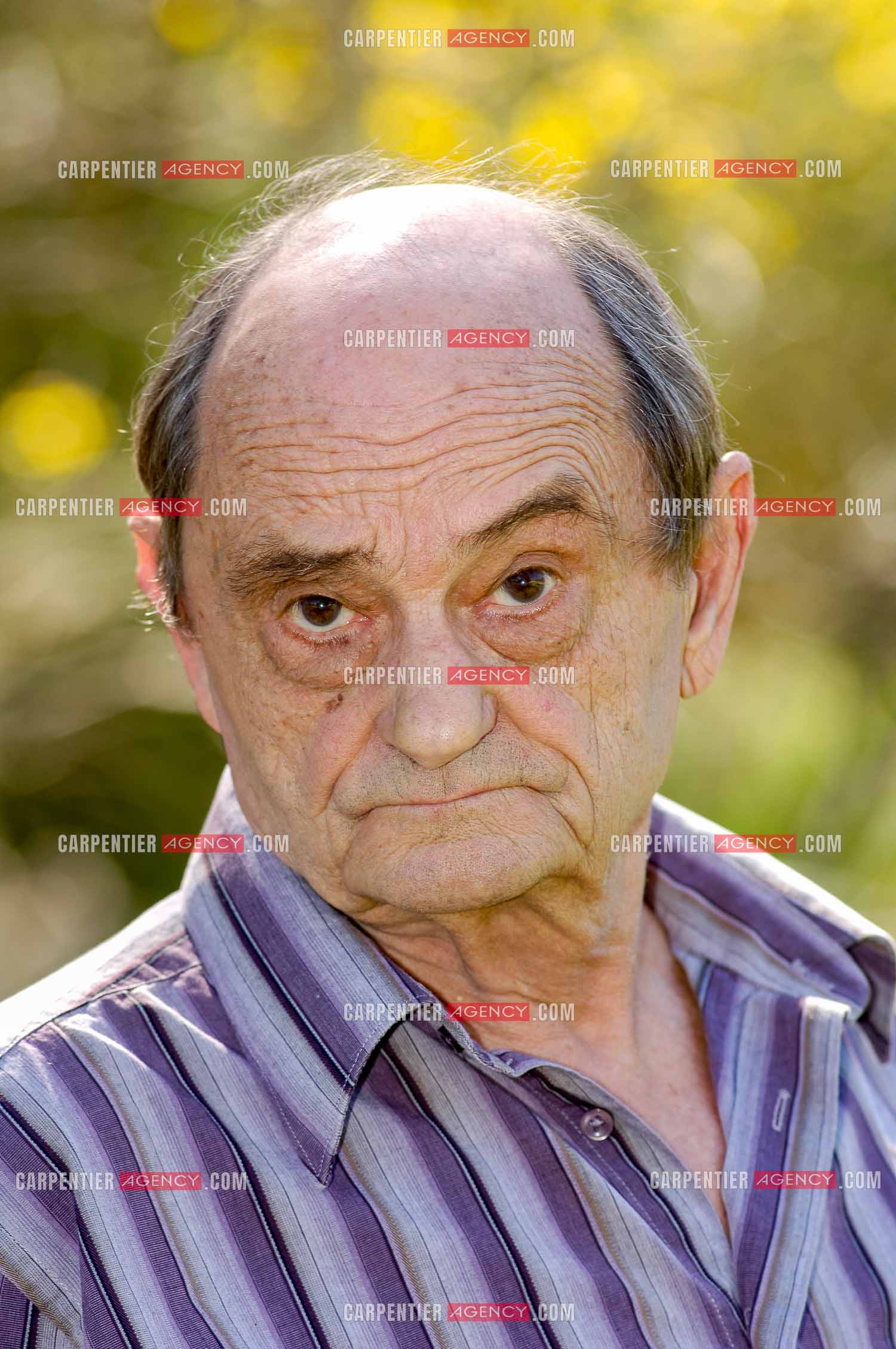 L'acteur et humoriste Simon Berryer dit Sim chez lui dans sa maison du Var.     ( Exclusif )