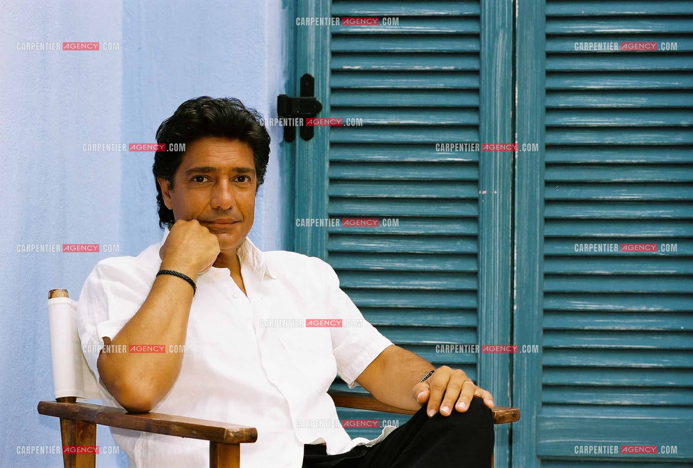 Le chanteur Frédéric François lors d'une escale en Turquie pour une séance photo.  ( Exclusif )