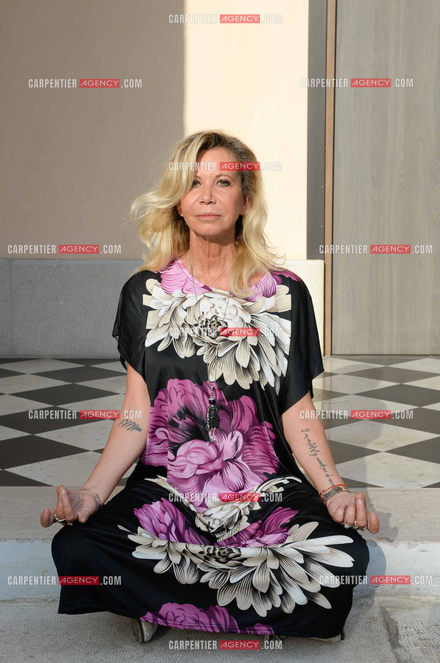 L'actrice Fiona Gélin.  ( Exclusif )