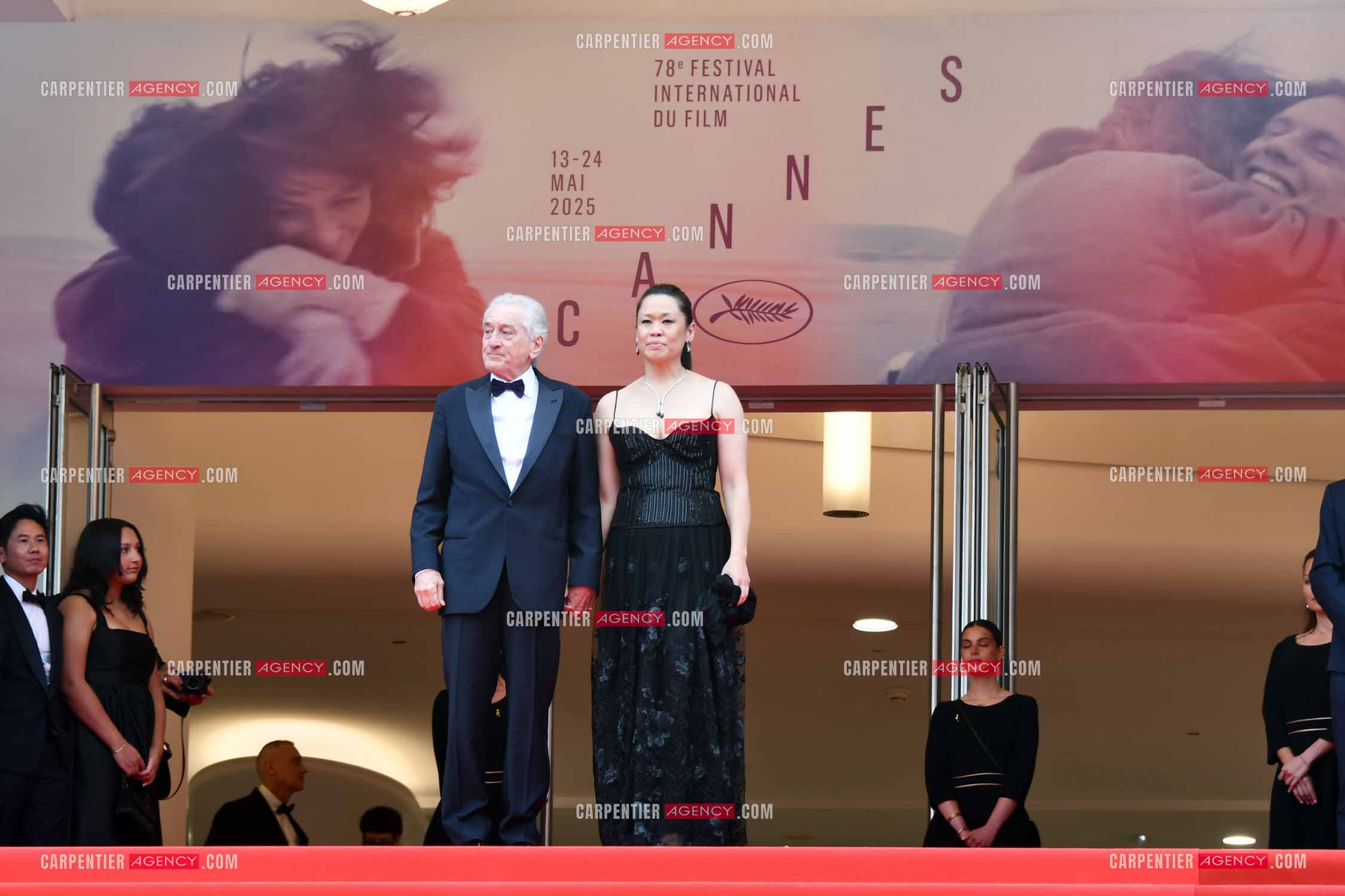 78e Festival de Cannes  le 13 mai 2025. L'acteur Américain et sa compagne Tiffany Chen.