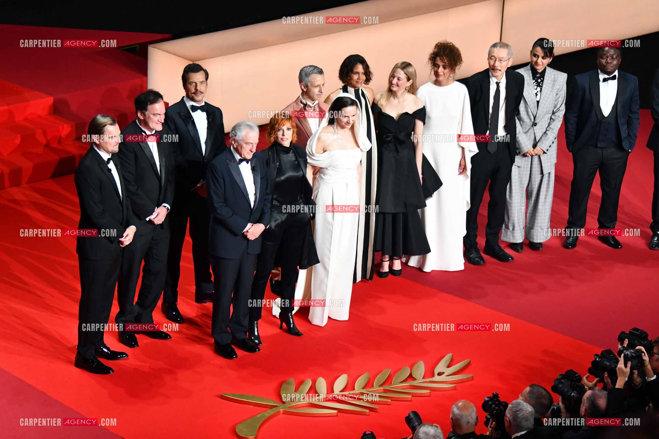 78e Festival de Cannes  le 13 mai 2025. Leonardo DiCaprio, Quentin Tarantino, Robert De Niro, Laurent Lafitte, Mylène Farmer, la présidente du jury Juliette Binoche, Jeremy Strong, Halle Berry, Alba Rohrwacher, Leïla Slimani, Hong Sang-soo et Payal Kapadia pour la cérémonie d'ouverture.