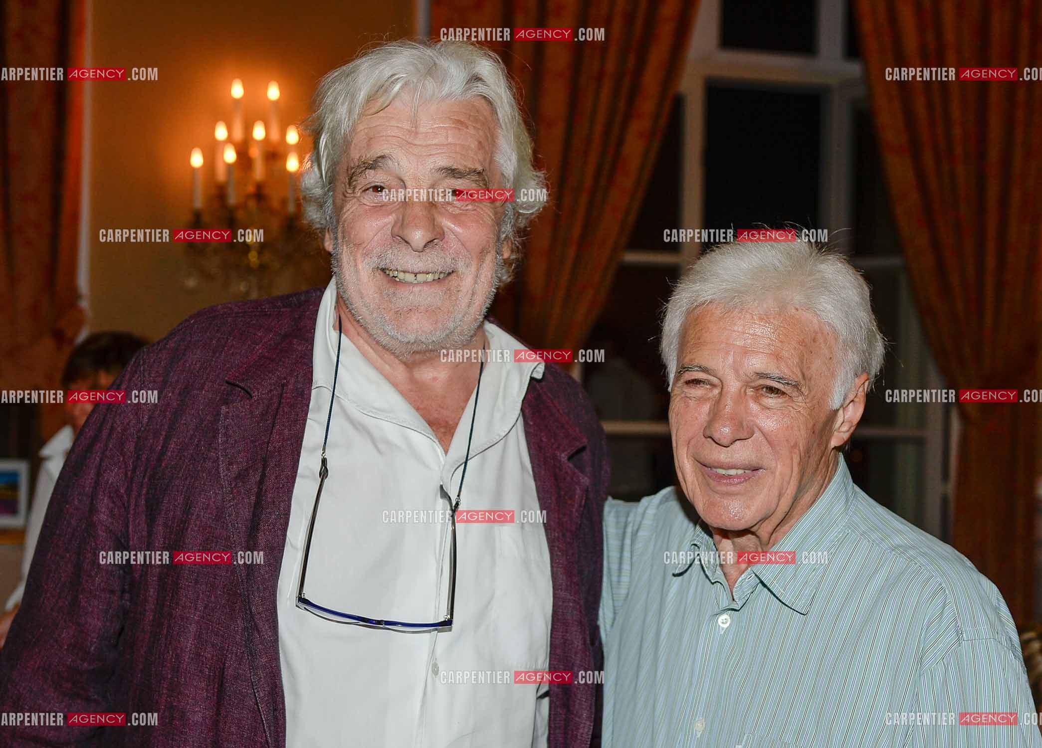 Les comédiens Guy Bedos et Jacques Weber à Marseille.  ( Exclusif )