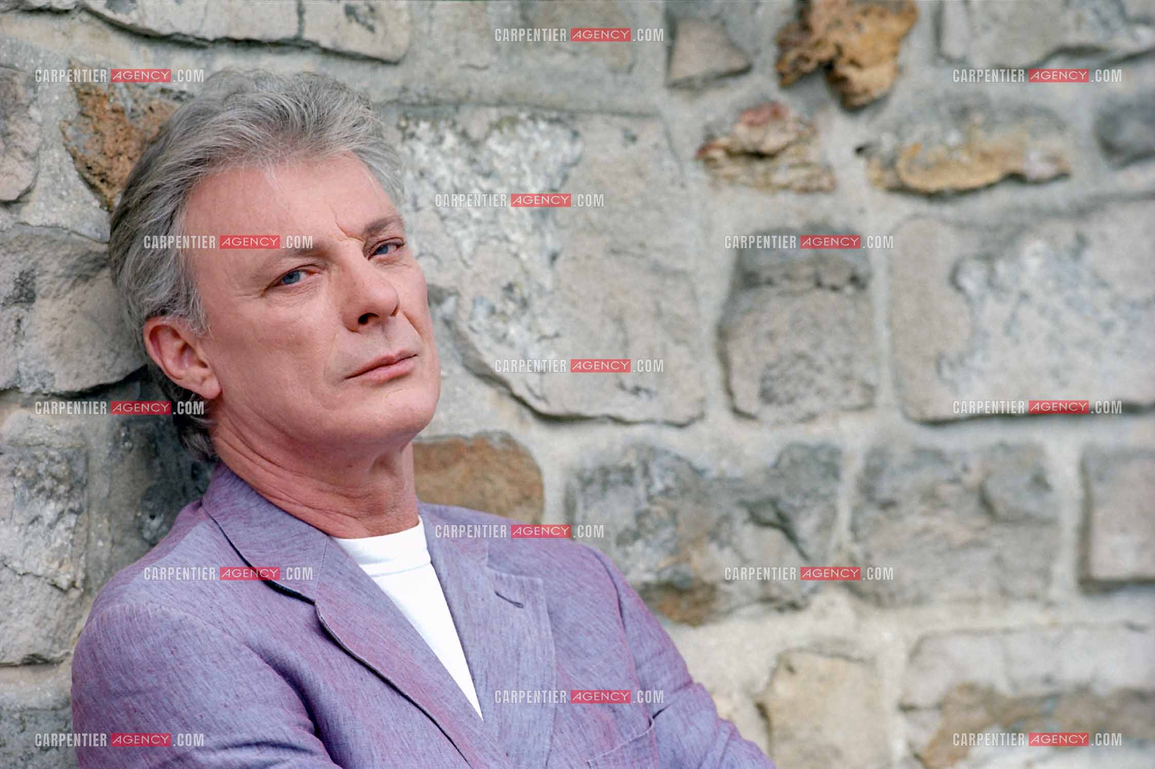 Le chanteur Herbert Léonard chez lui à Barbizon. ( Exclusif )