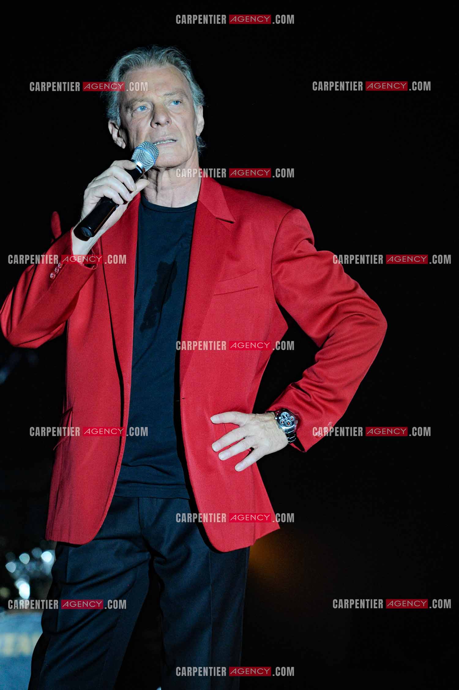 Le chanteur Herbert Léonard en concert en 2011.    ( Exclusif )