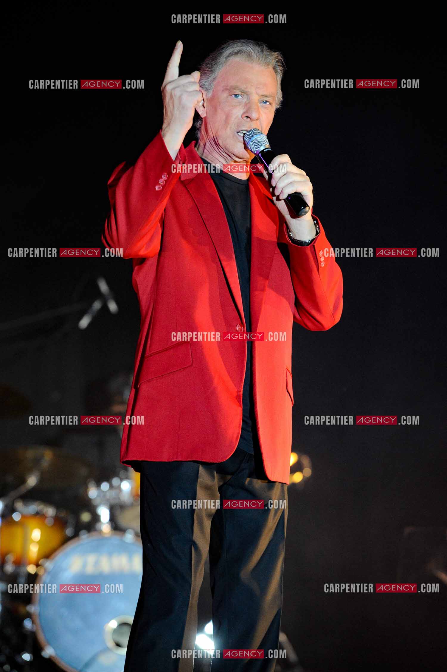 Le chanteur Herbert Léonard en concert en 2011.    ( Exclusif )