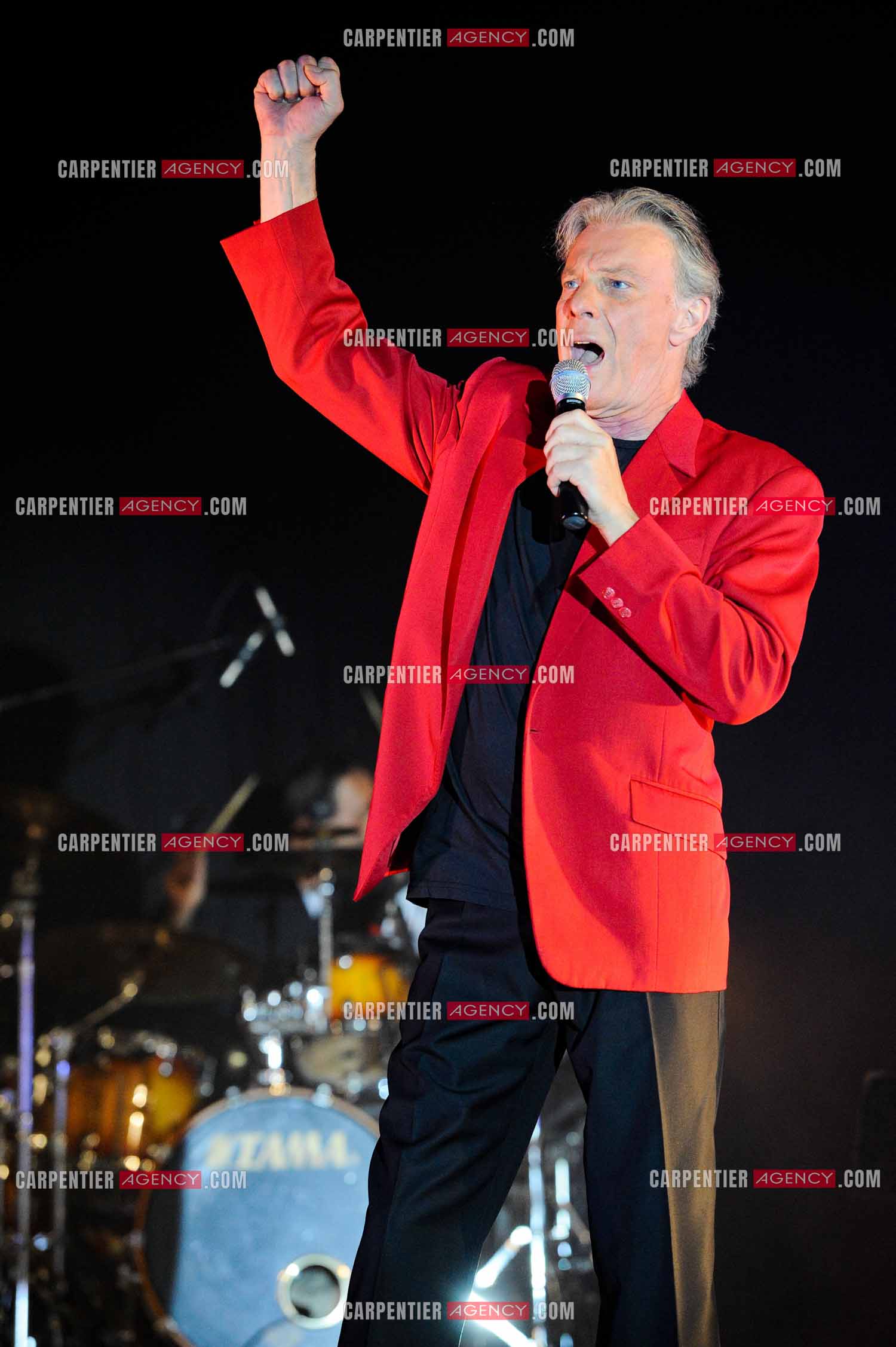 Le chanteur Herbert Léonard en concert en 2011.    ( Exclusif )