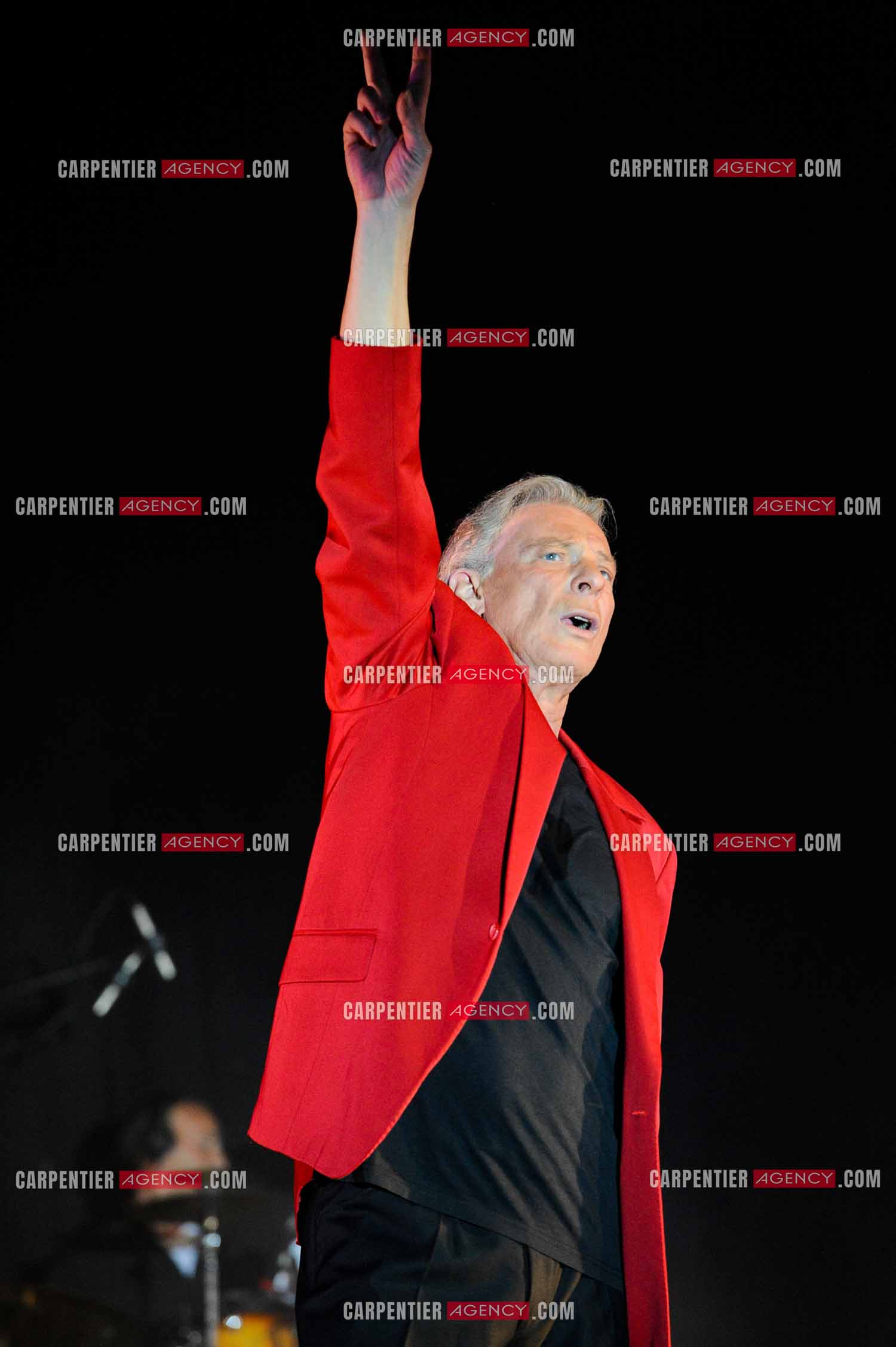 Le chanteur Herbert Léonard en concert en 2011.    ( Exclusif )