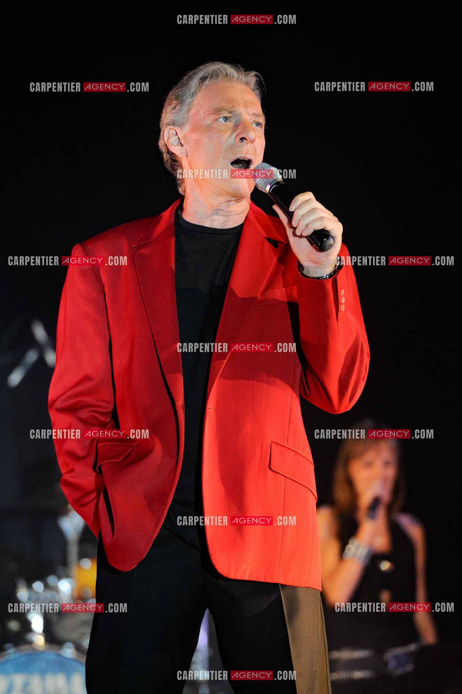 Le chanteur Herbert Léonard en concert en 2011.    ( Exclusif )