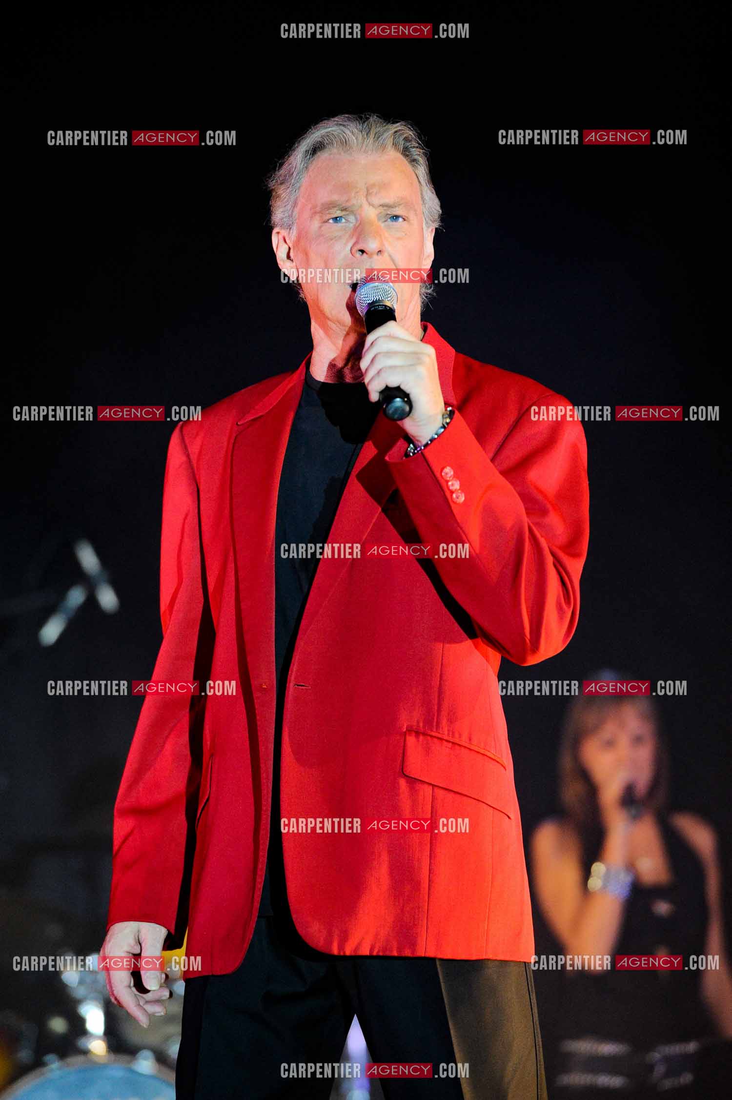 Le chanteur Herbert Léonard en concert en 2011.    ( Exclusif )