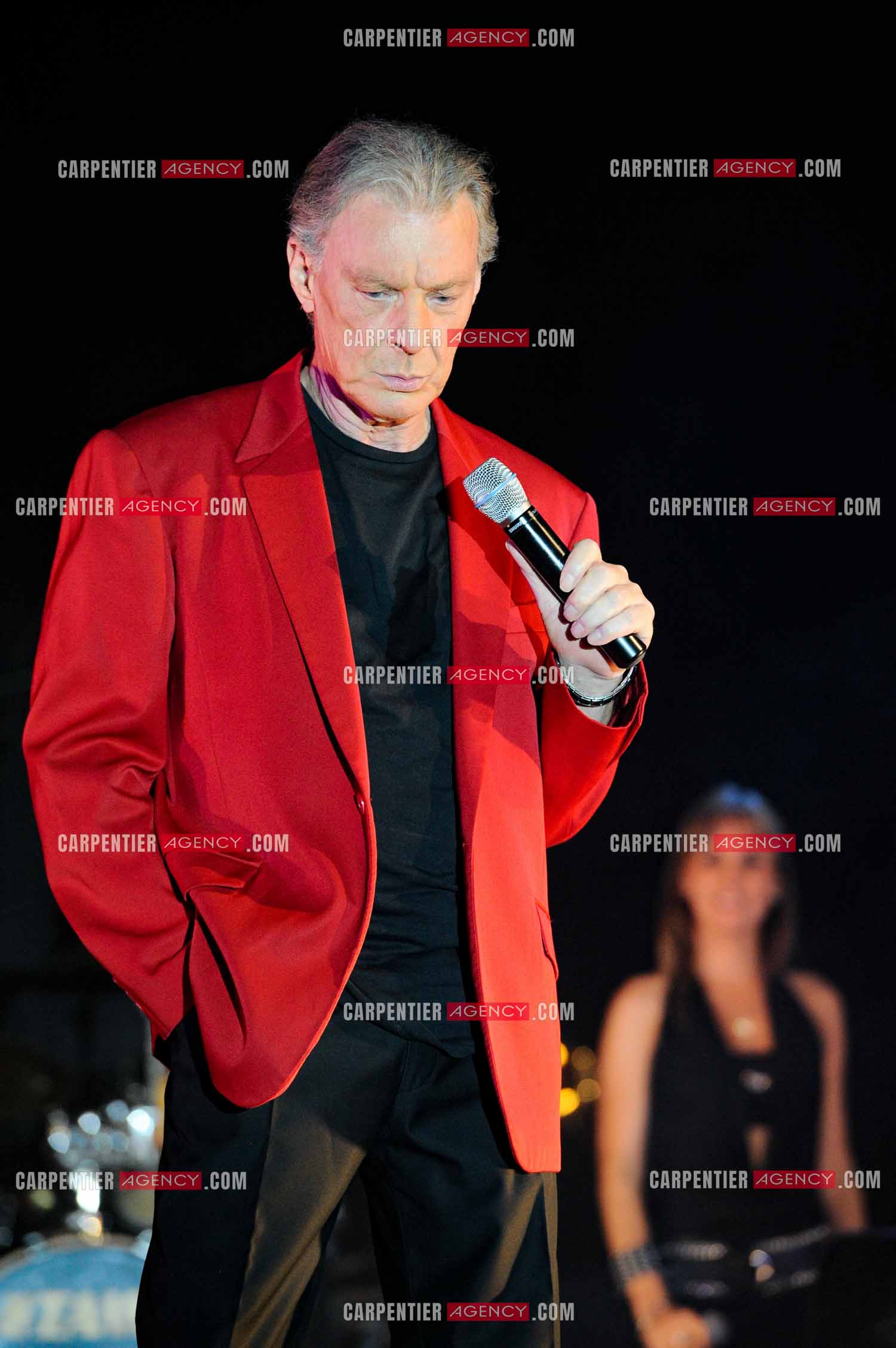 Le chanteur Herbert Léonard en concert en 2011.    ( Exclusif )